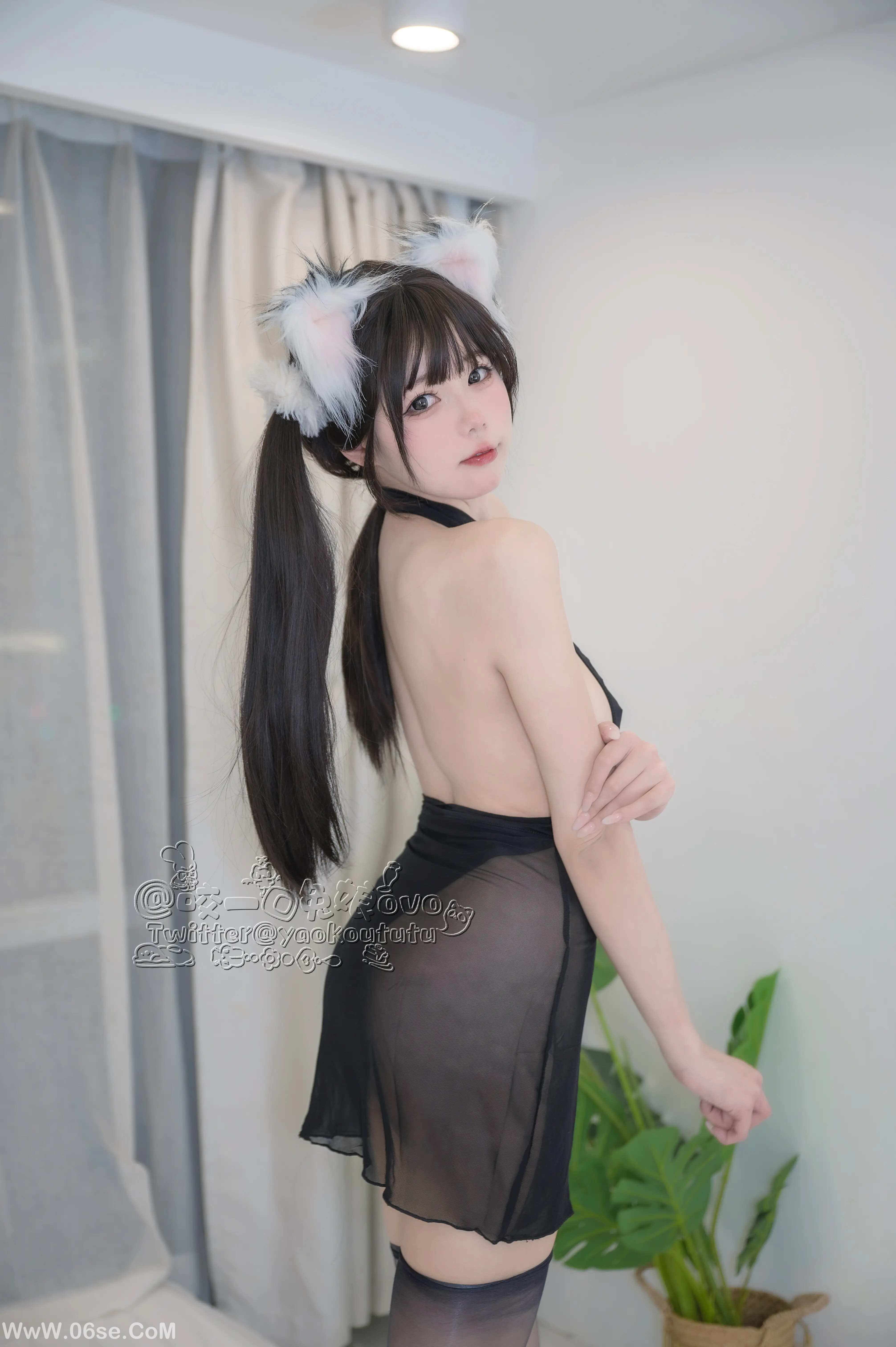 图片[18]-咬一口兔娘 黑白配-六色网