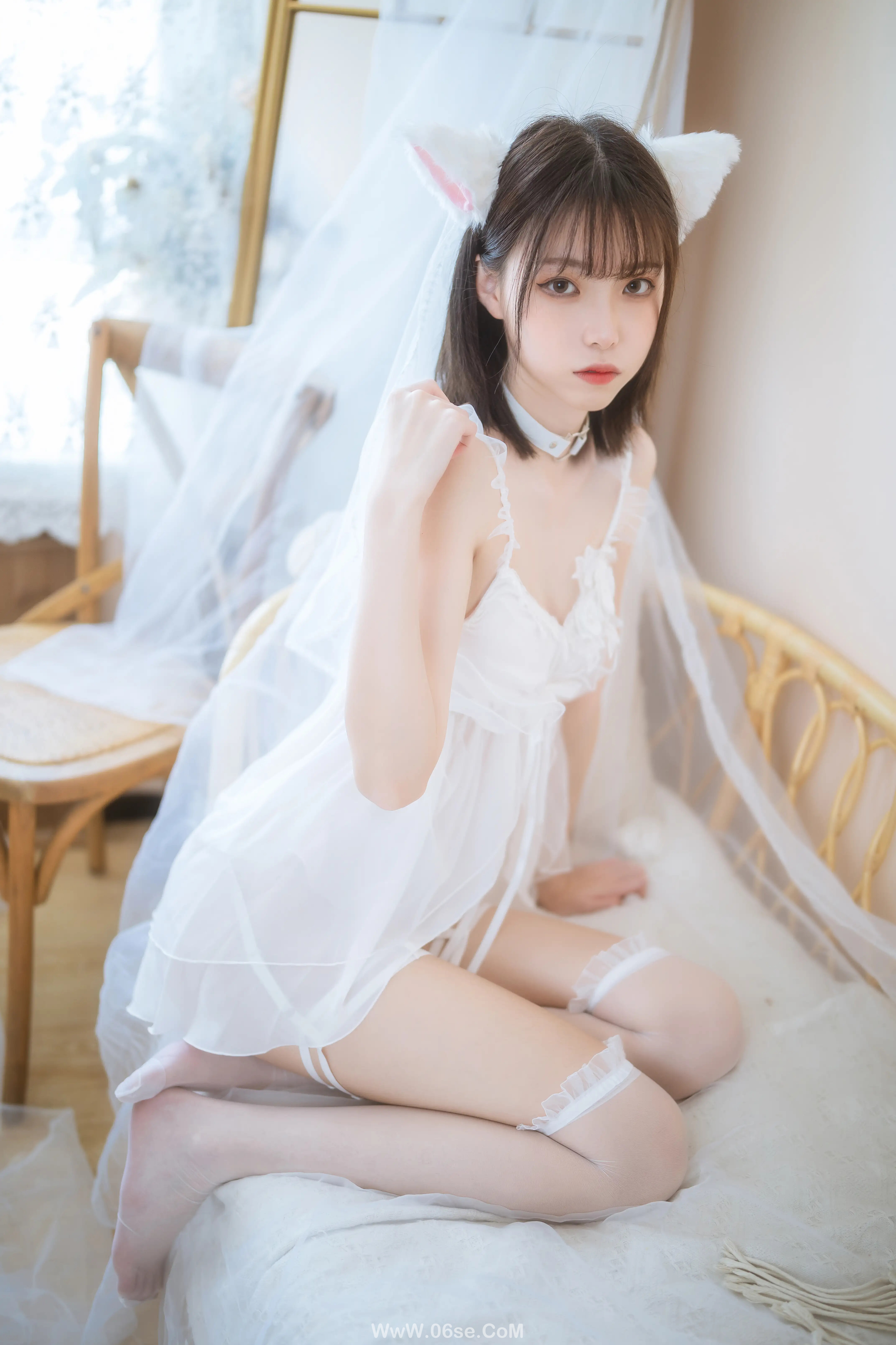 图片[27]-许岚LAN 少女白色裙-六色网