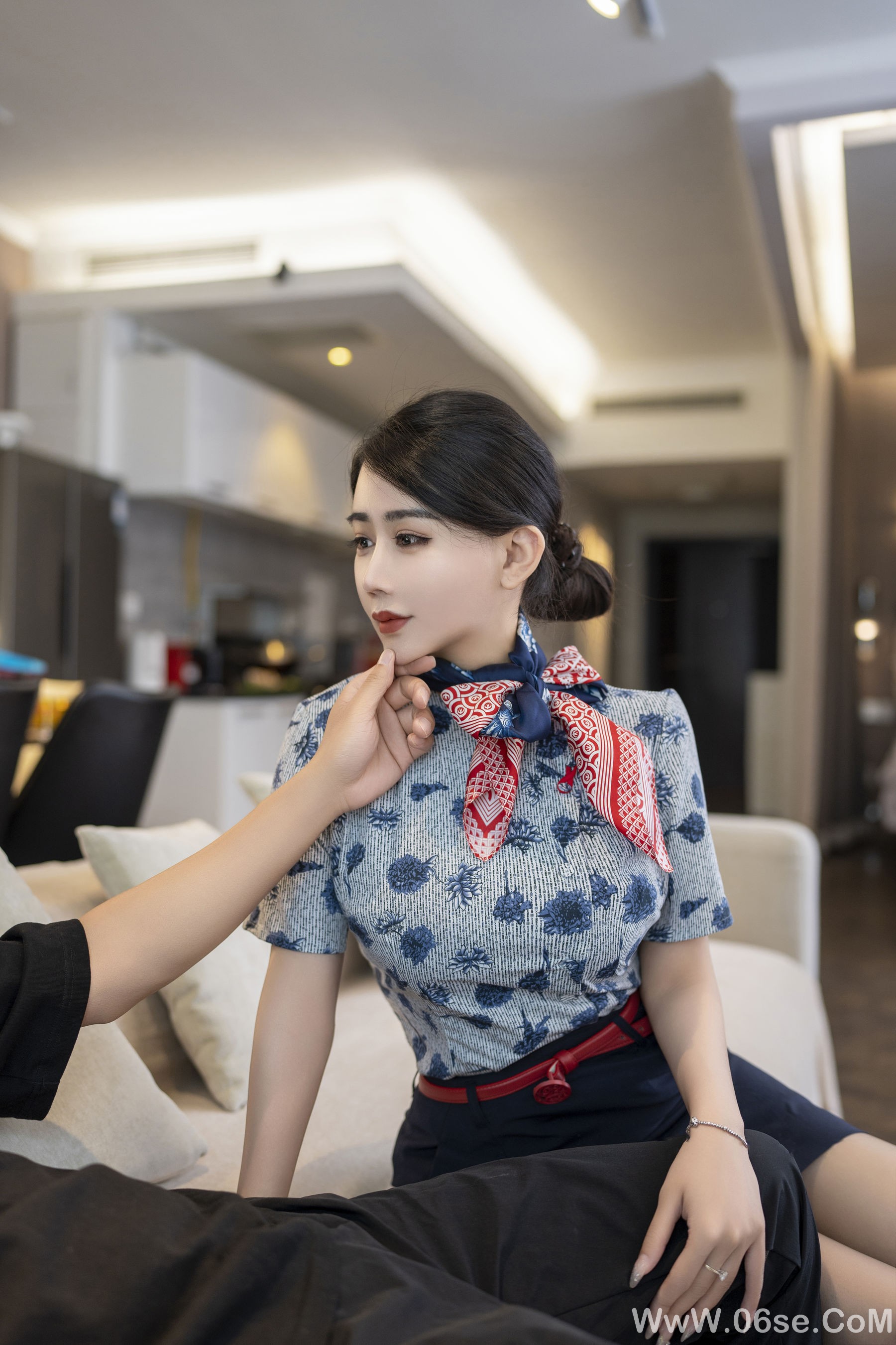 图片[7]-李若汐 – 性感空姐制服 [70P]-六色网