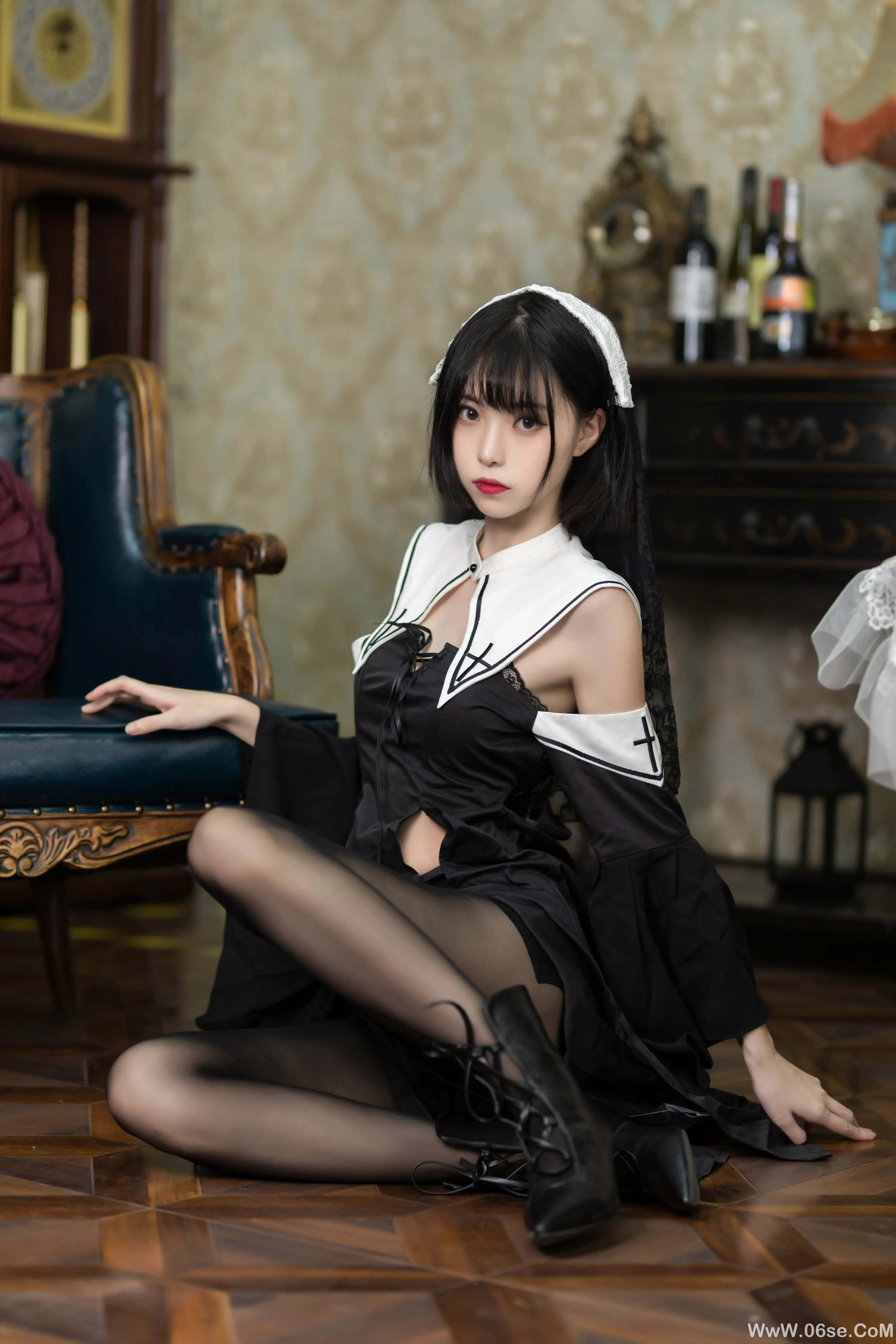 图片[8]-许岚LAN 暗黑修女-六色网