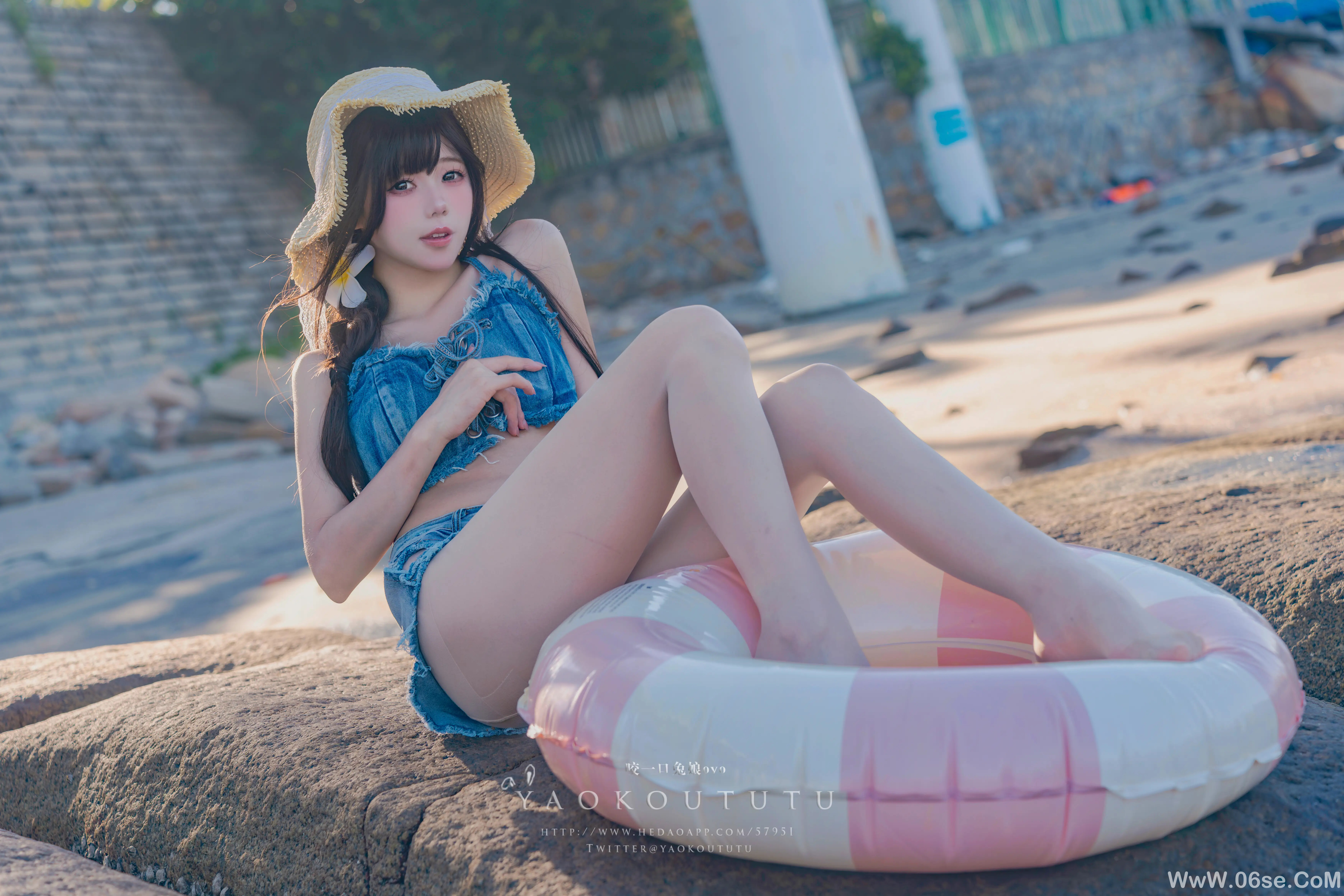 图片[30]-咬一口兔娘 海の夏日-六色网