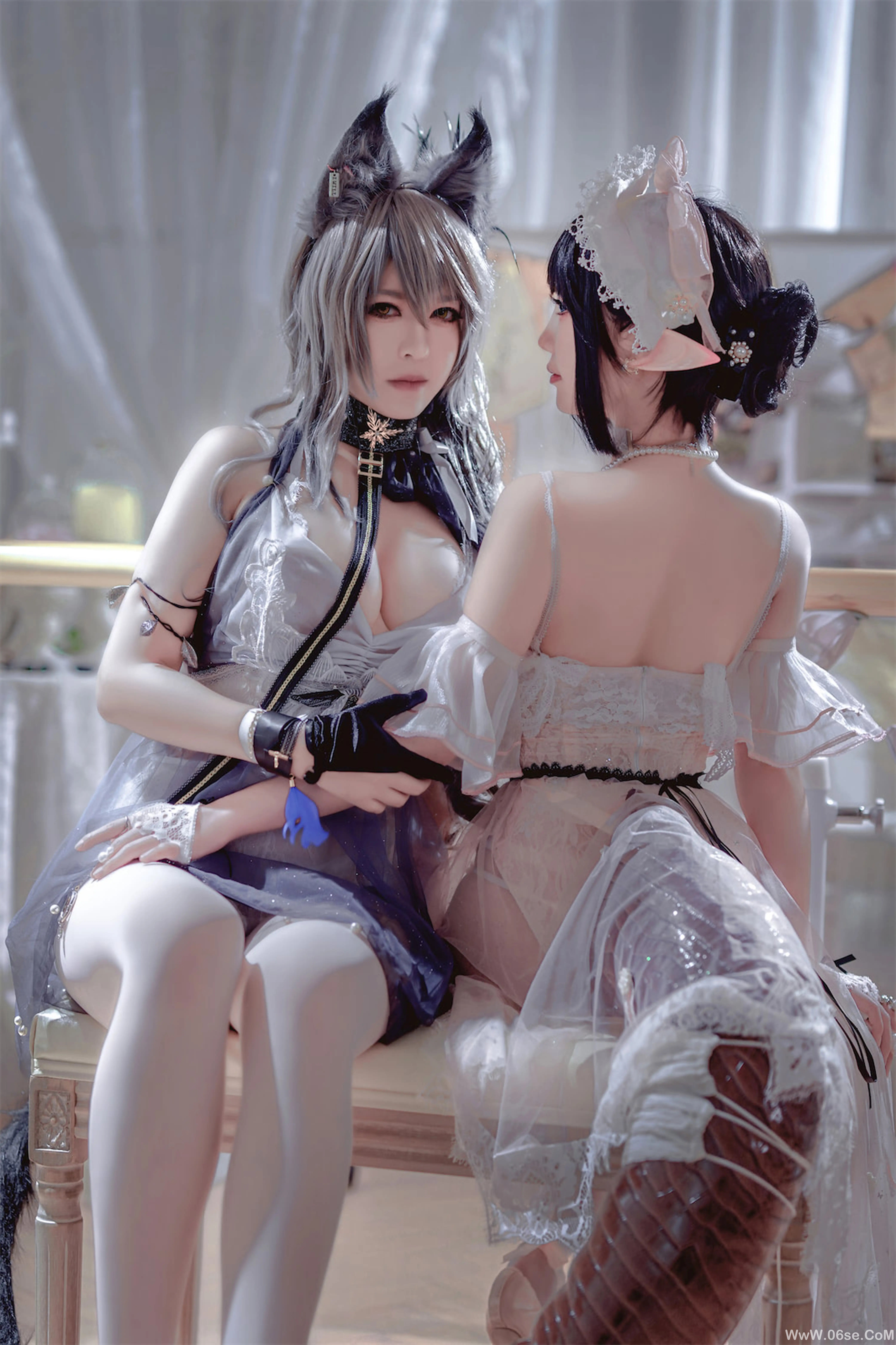 图片[7]-半半子 – Arknights 黑x森蚺バレエ (&面饼仙儿)-六色网