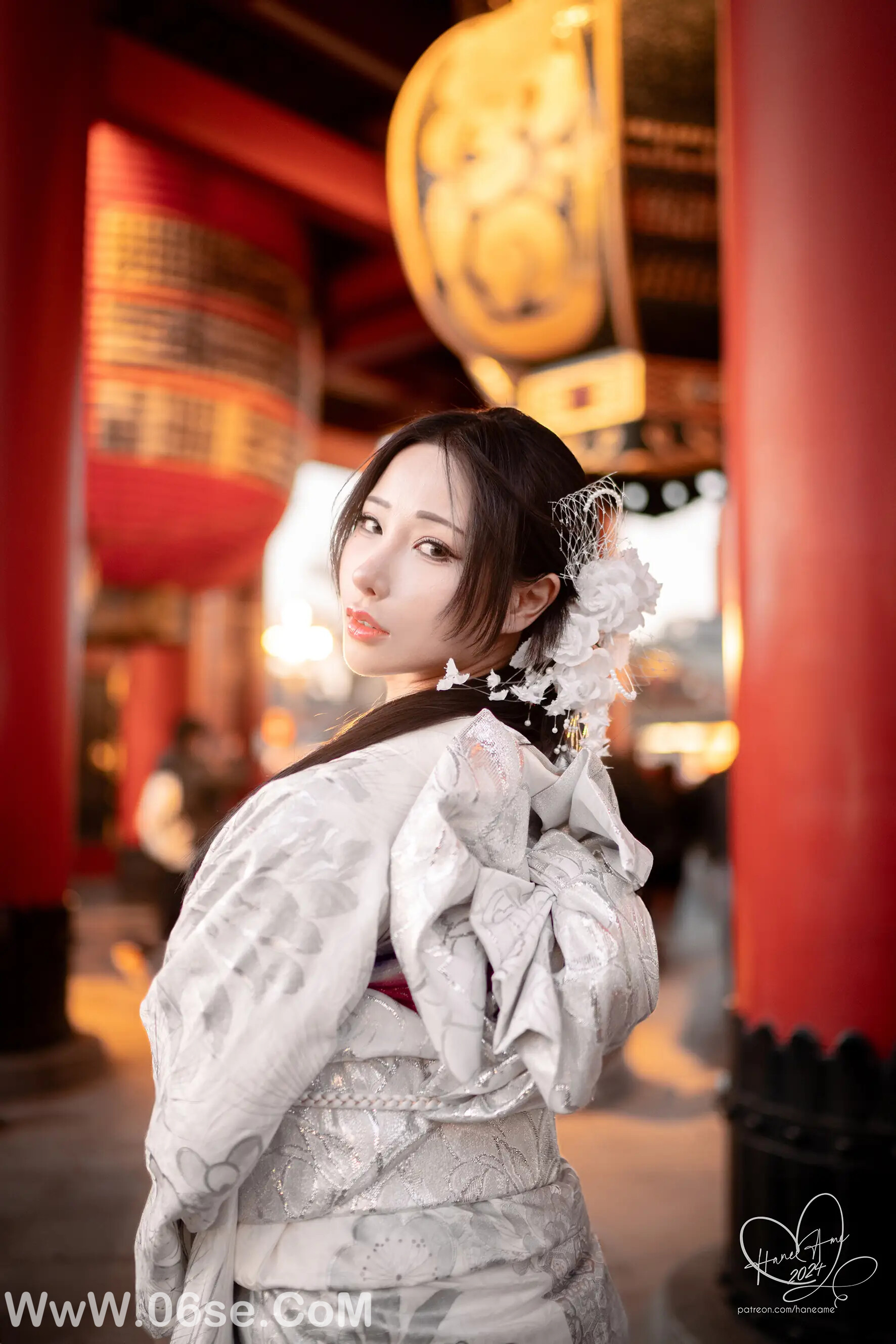 图片[25]-雨波-Original 2024 New year Silver Kimono-六色网
