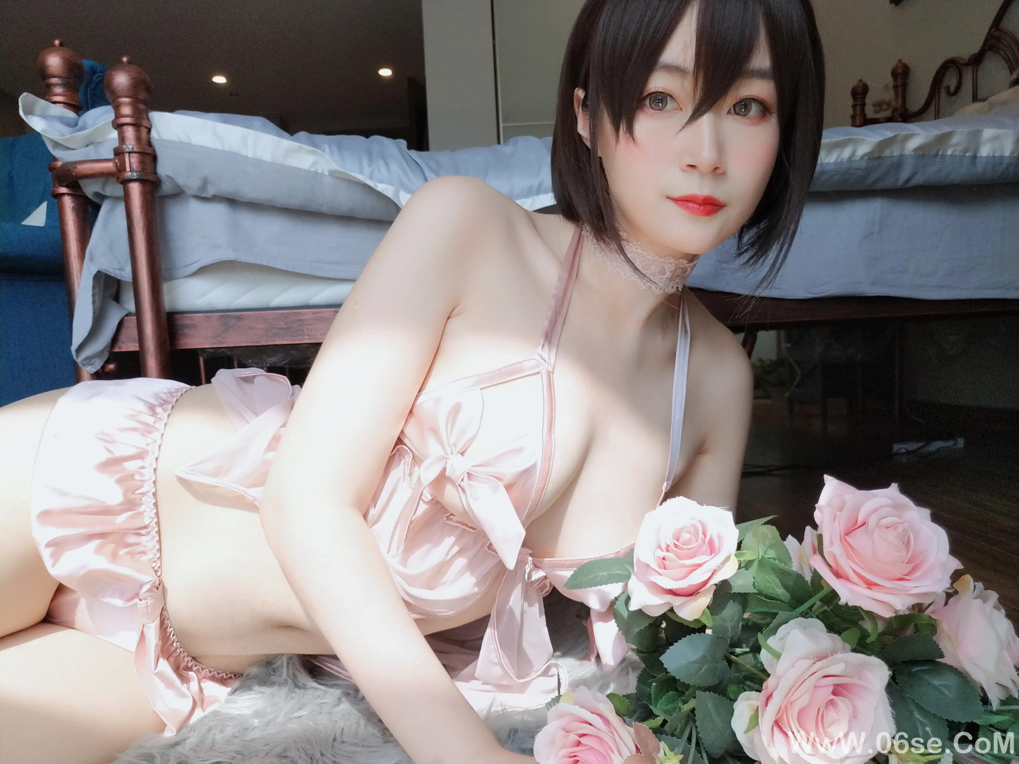 图片[28]-白银81 – 粉色蝴蝶睡衣-六色网