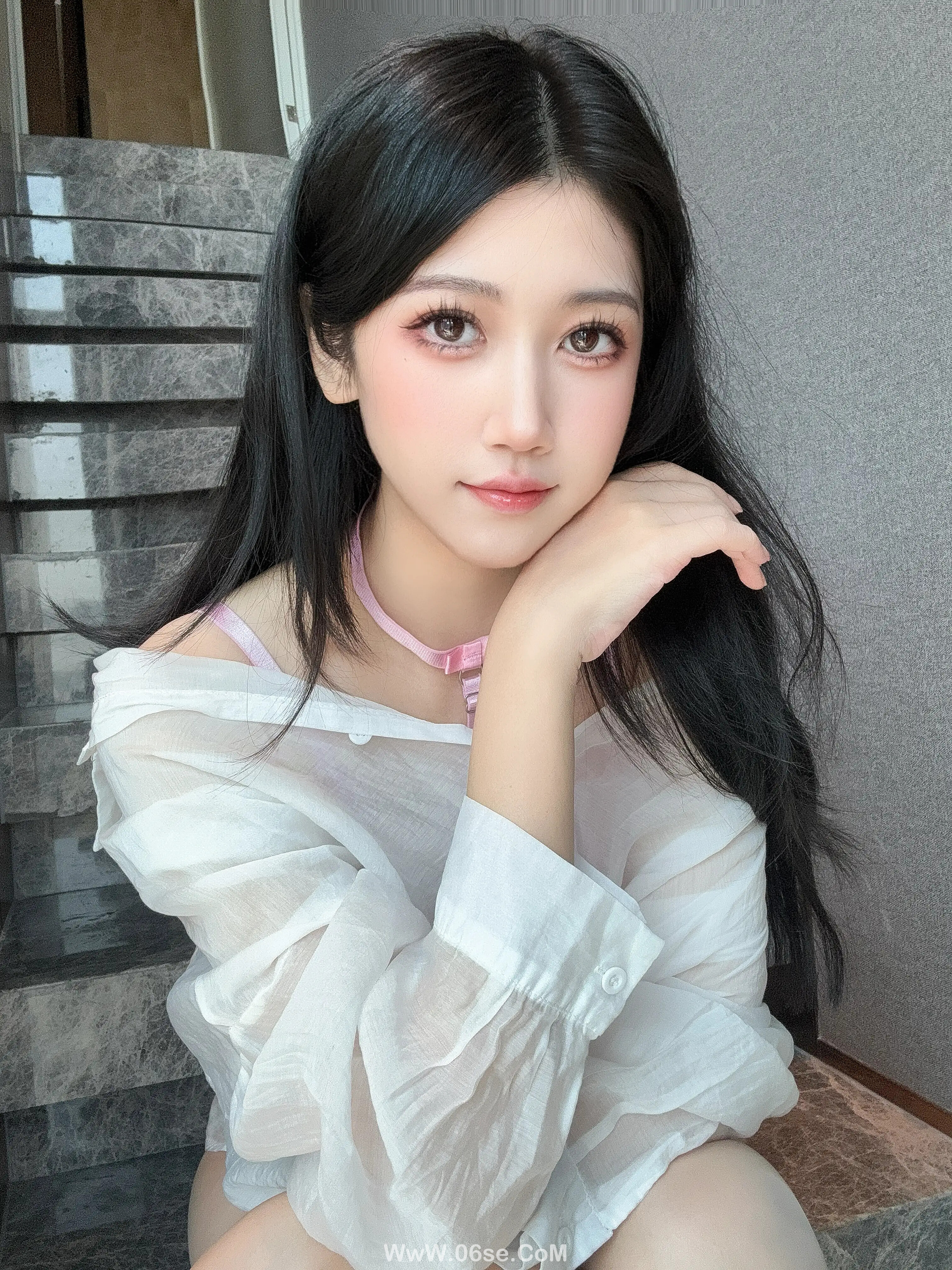 图片[31]-不呆猫 – 粉色衬衣女友-六色网