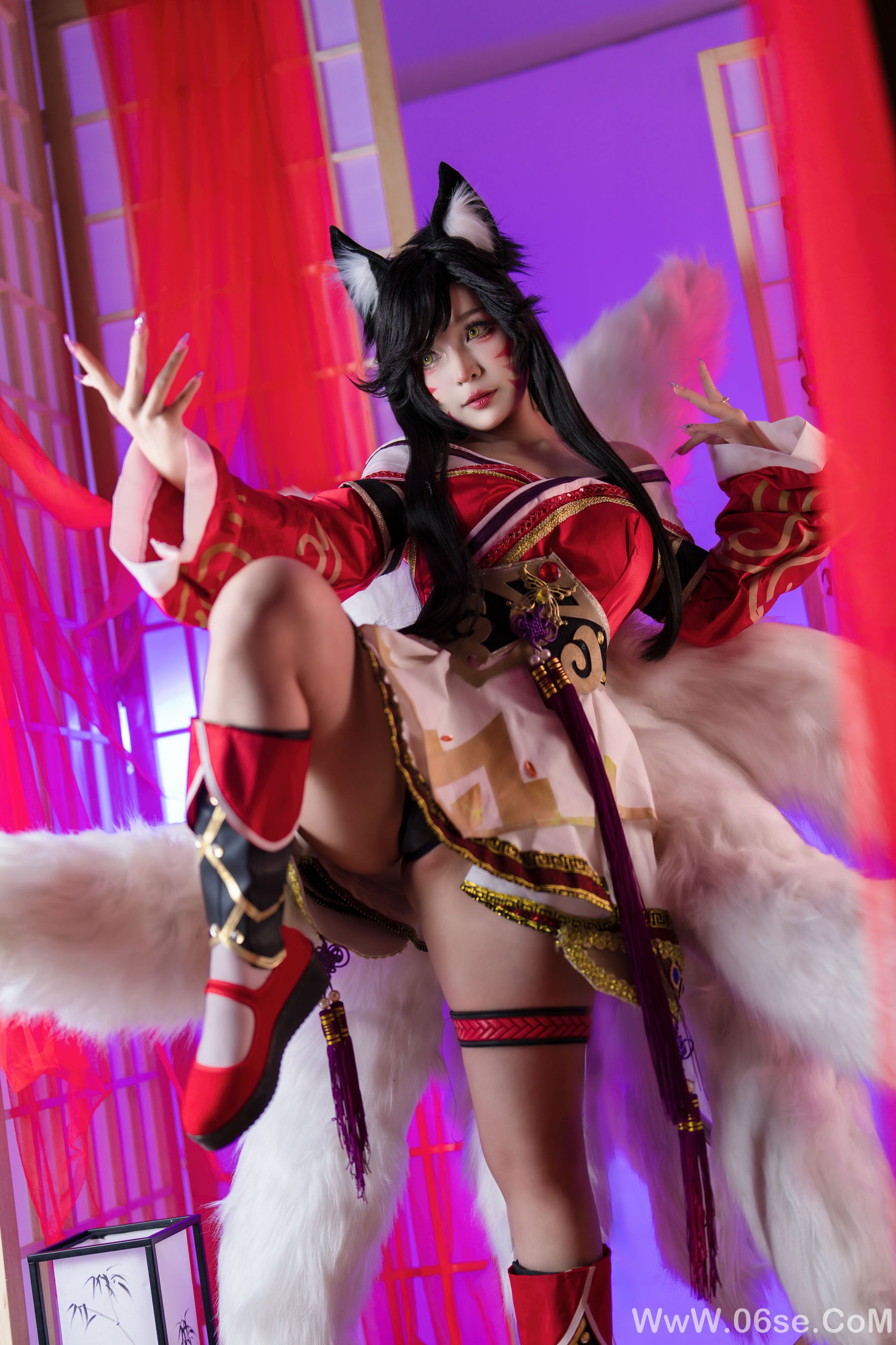 图片[13]-Umeko J – cosplay Ahri League of Legends [85P]-六色网