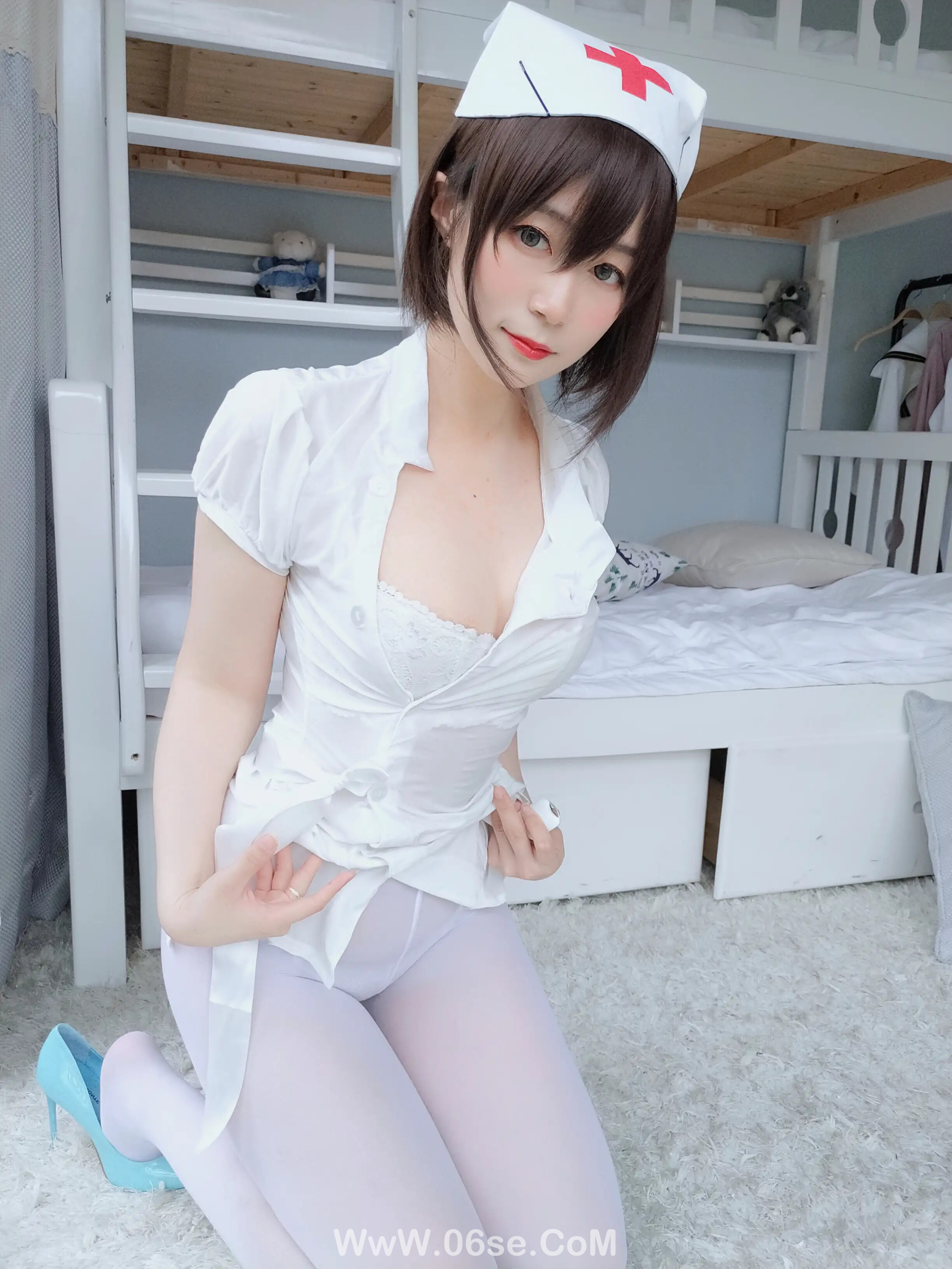 图片[14]-白银81 – 白丝小护士-六色网