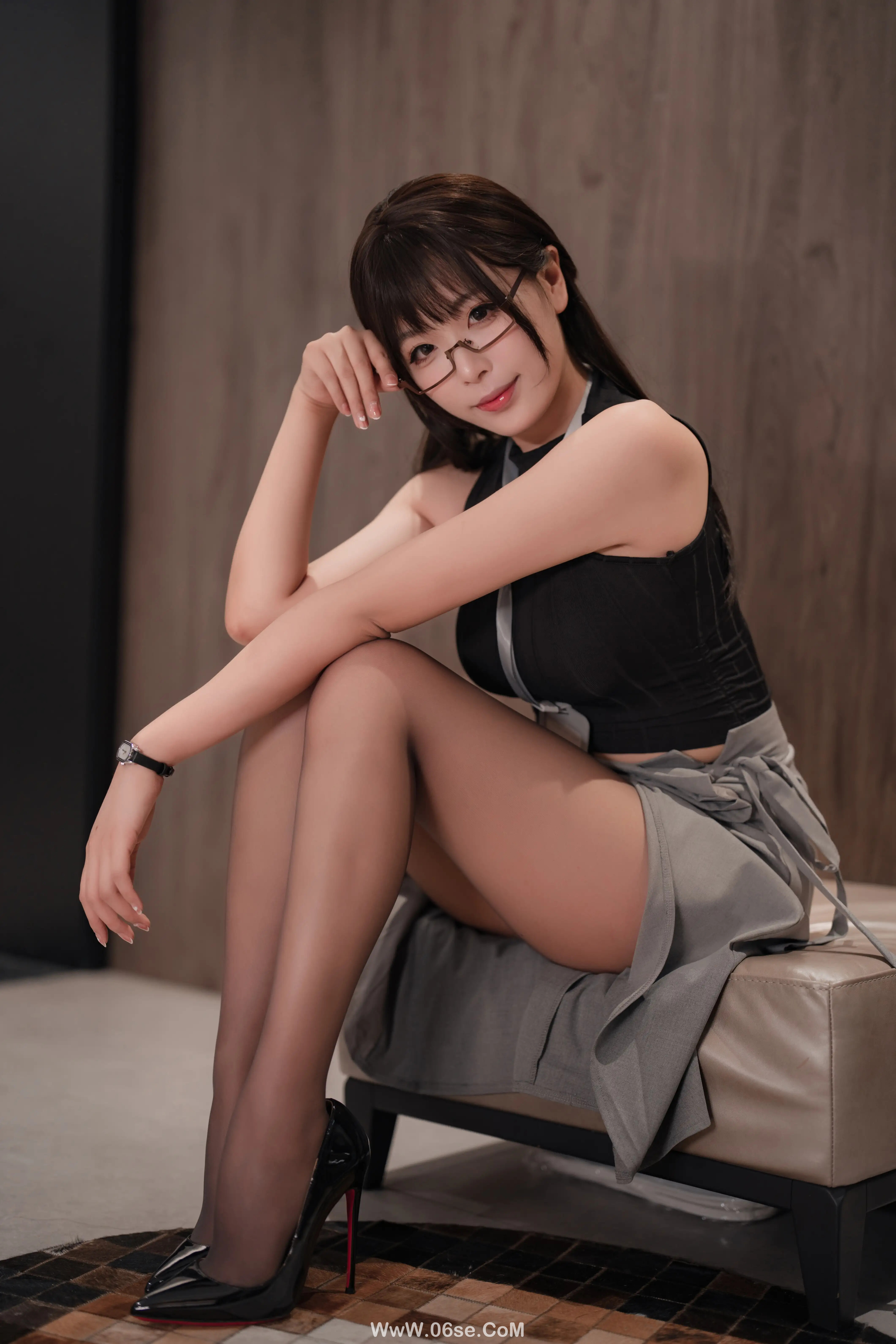 图片[64]-轩萧学姐 – 眼镜娘OL-六色网