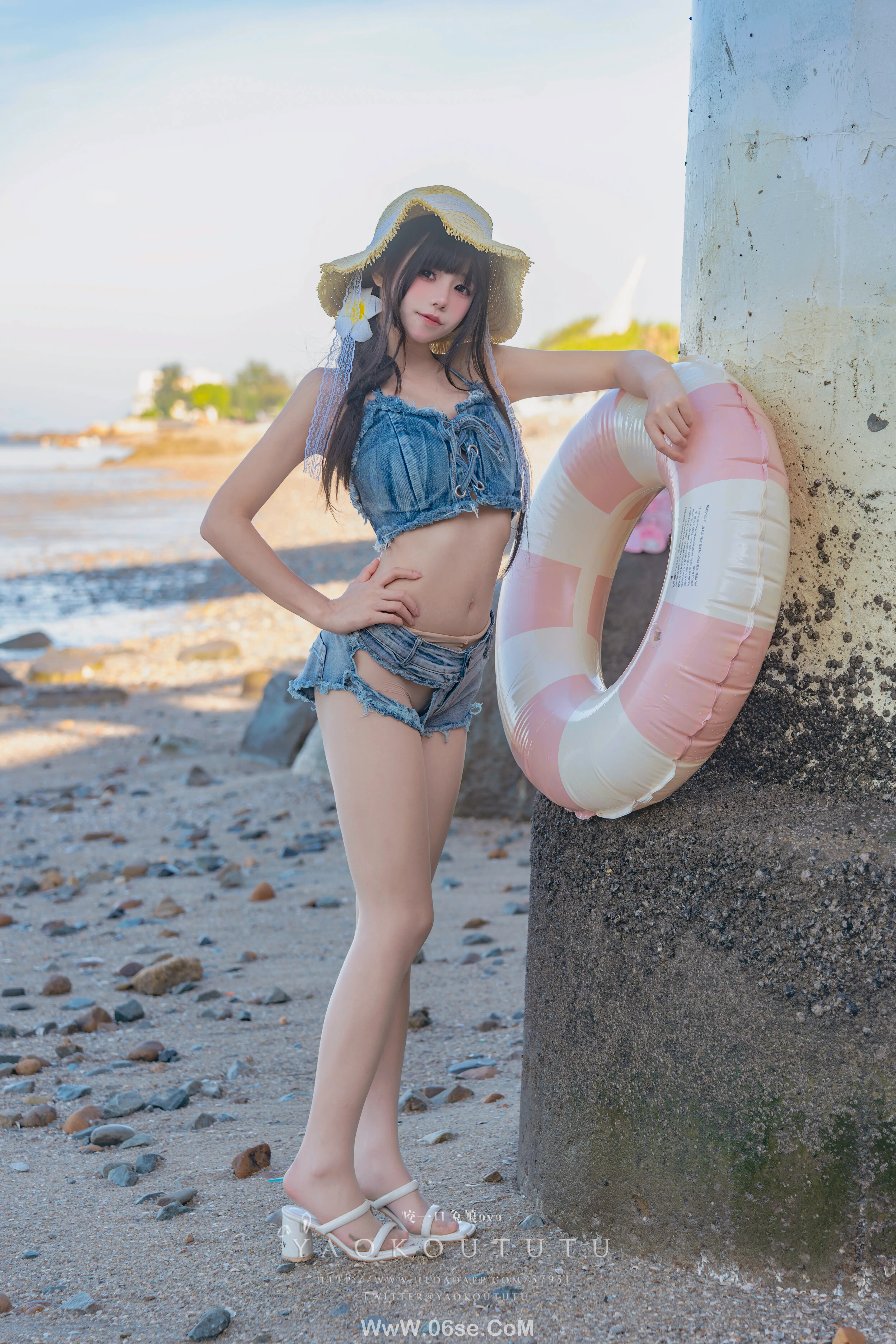 图片[11]-咬一口兔娘 海の夏日-六色网