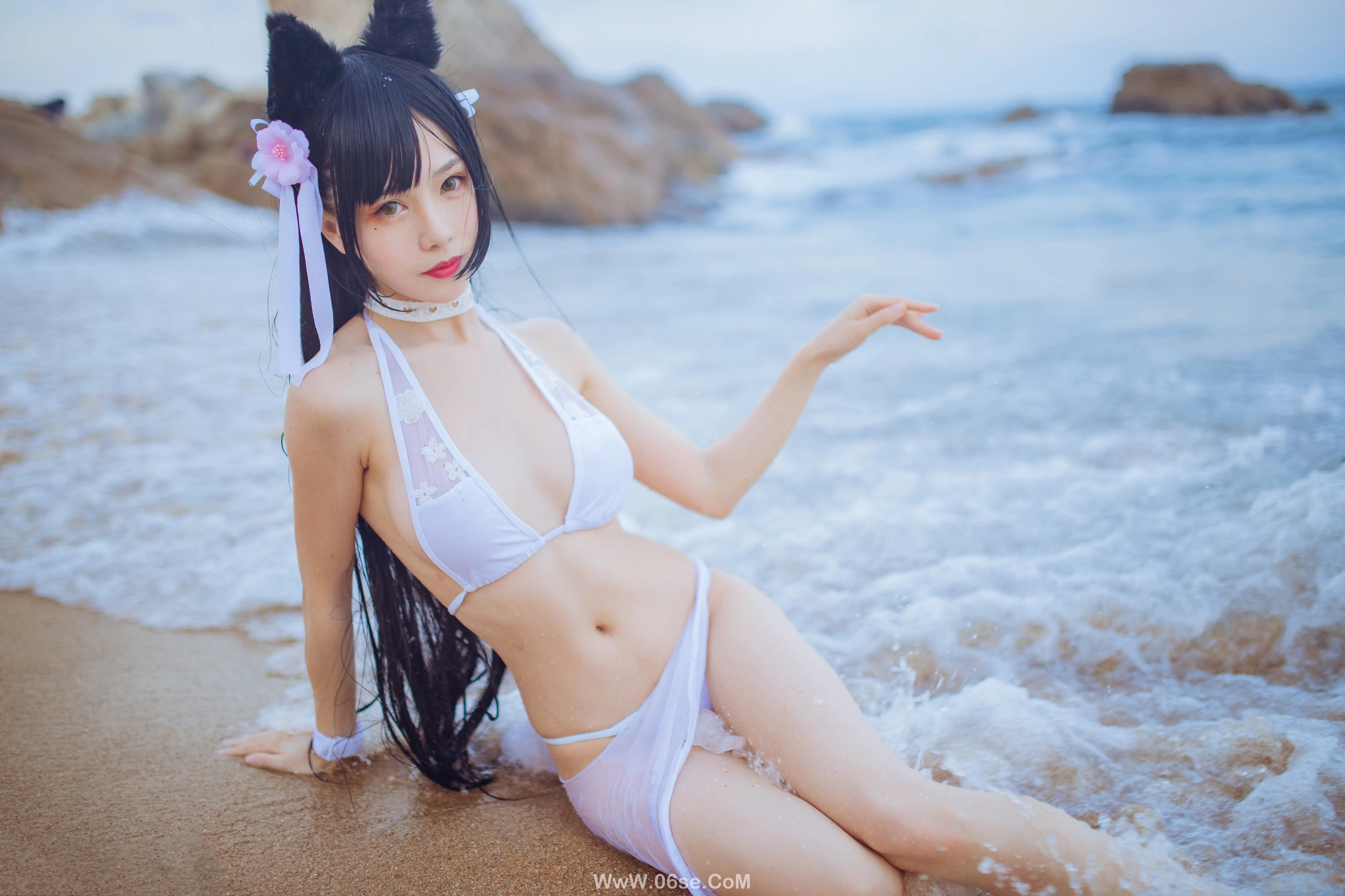 图片[39]-不呆猫 – 獒犬海边泳装 (&抖娘利世)-六色网