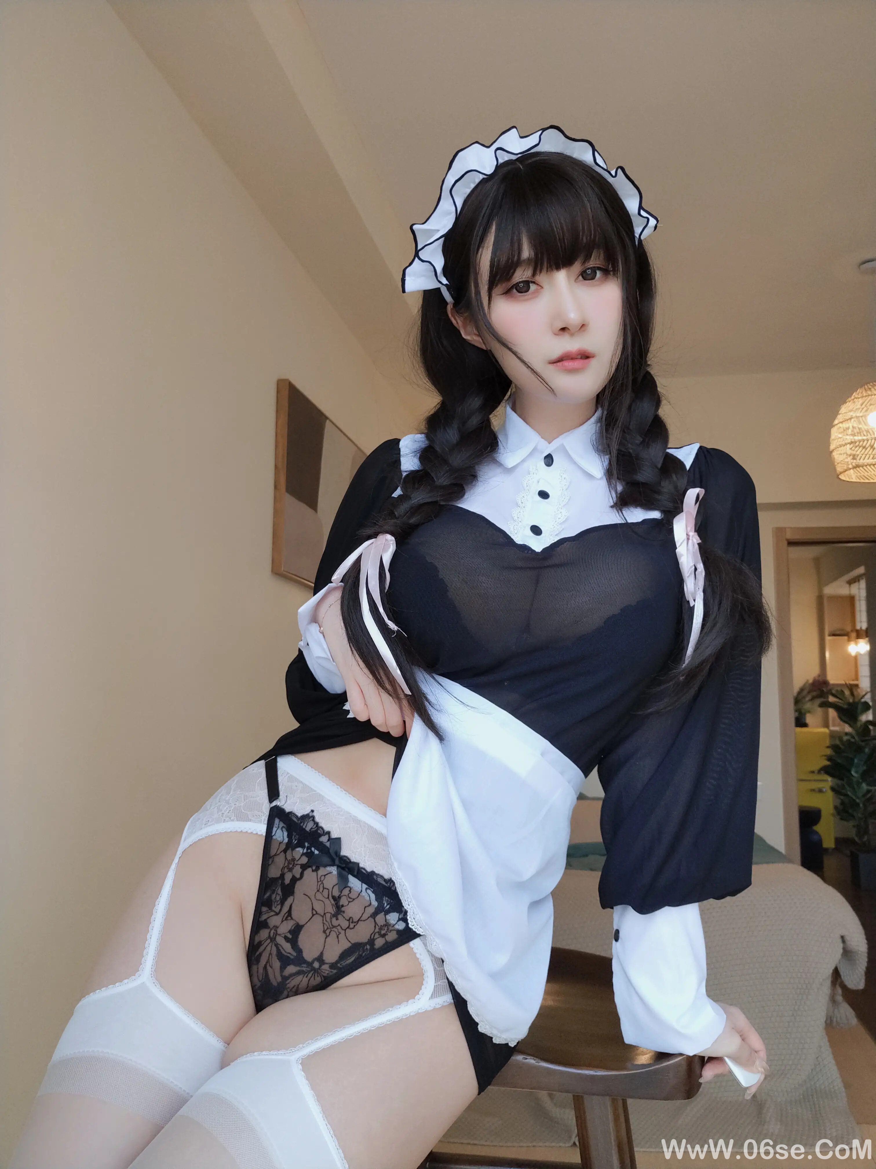 图片[57]-白银81 – 透明なメイド服-六色网