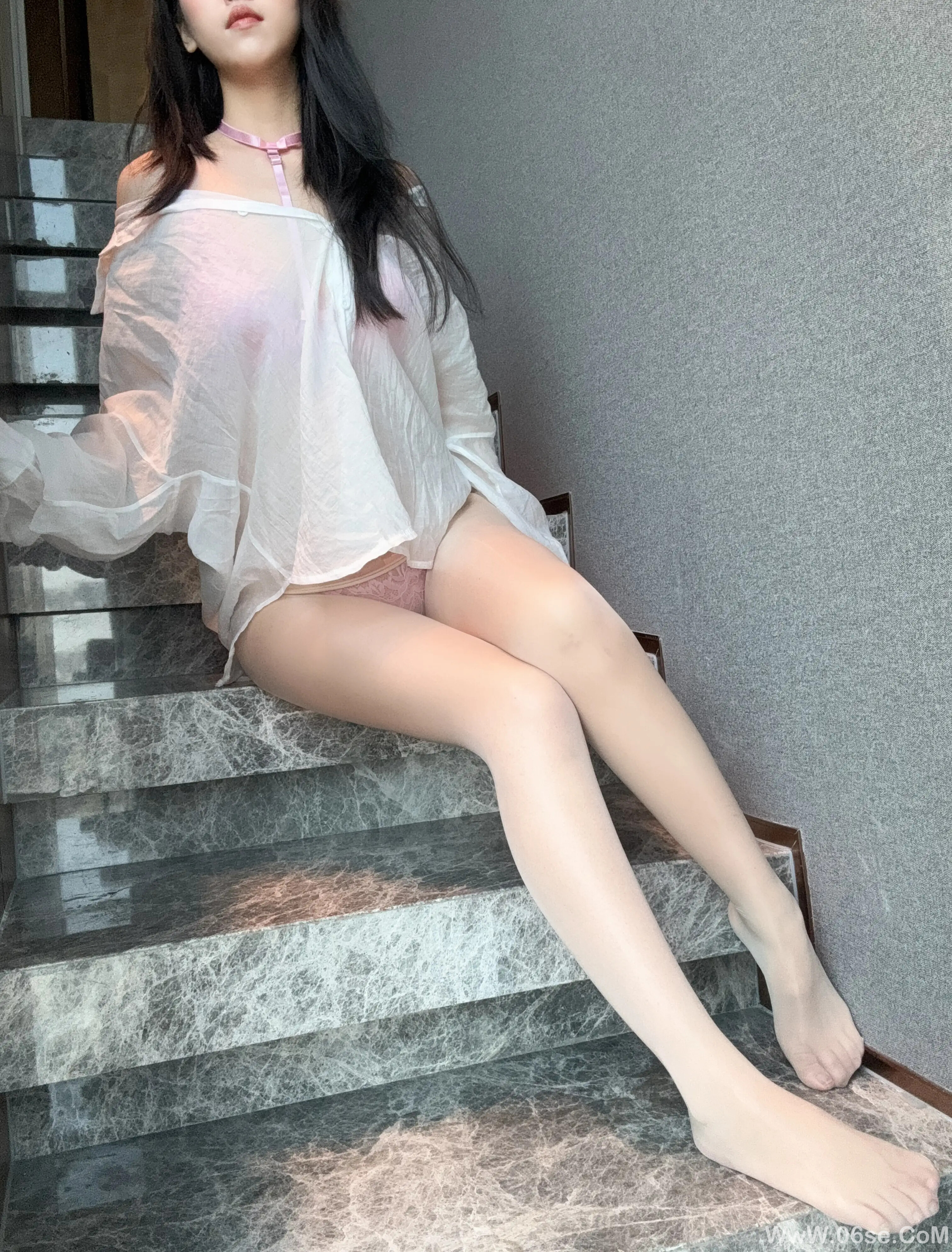 图片[30]-不呆猫 – 粉色衬衣女友-六色网