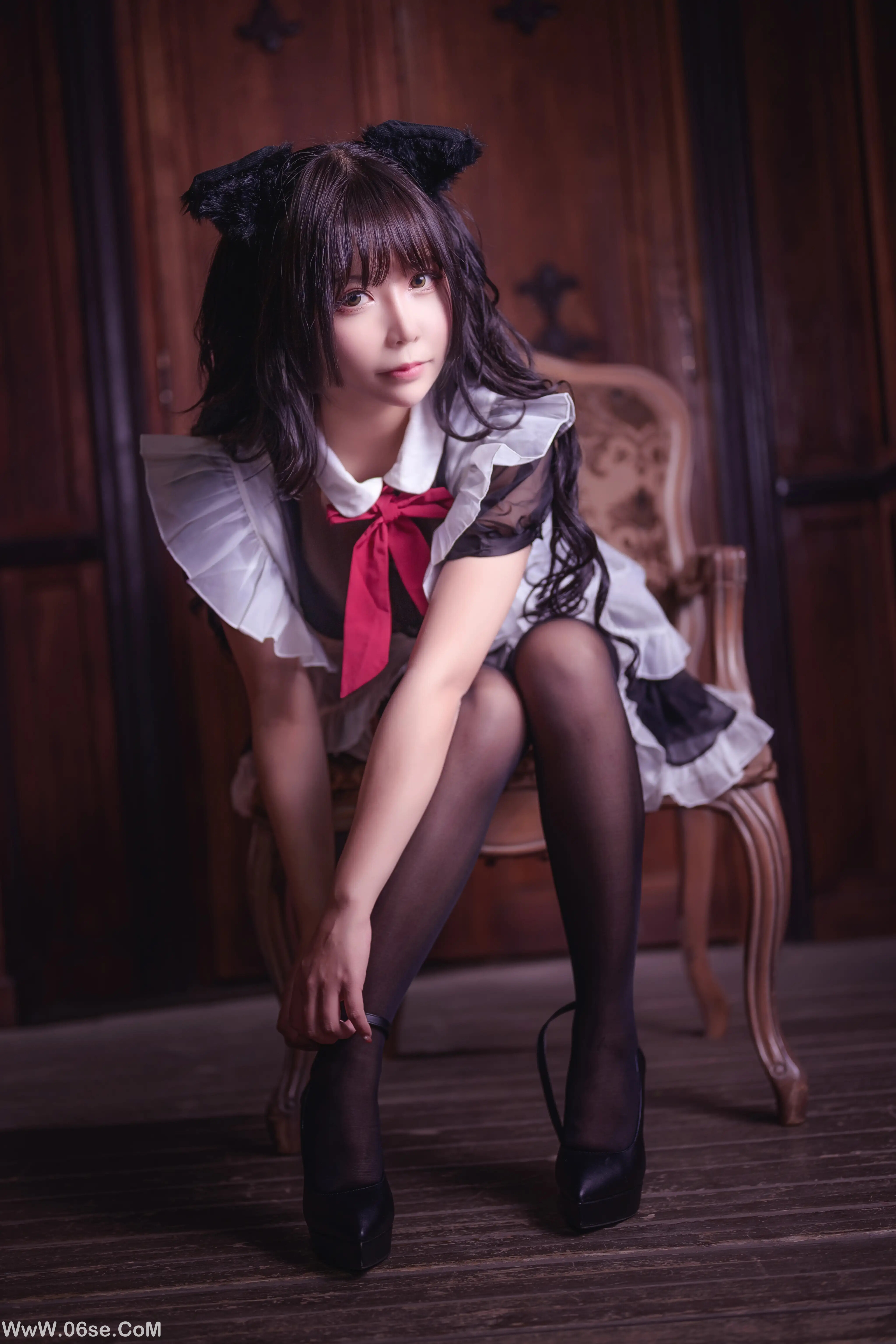 图片[4]-抱走莫子 – 黑丝猫咪小女仆-六色网