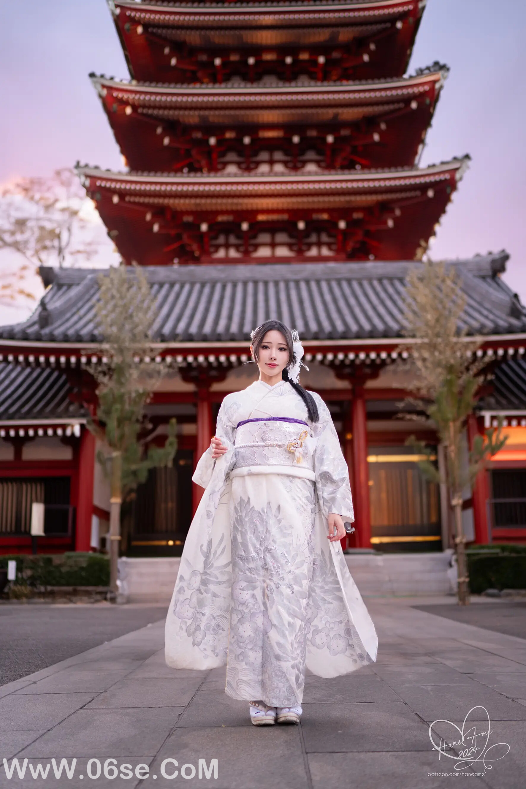 图片[19]-雨波-Original 2024 New year Silver Kimono-六色网