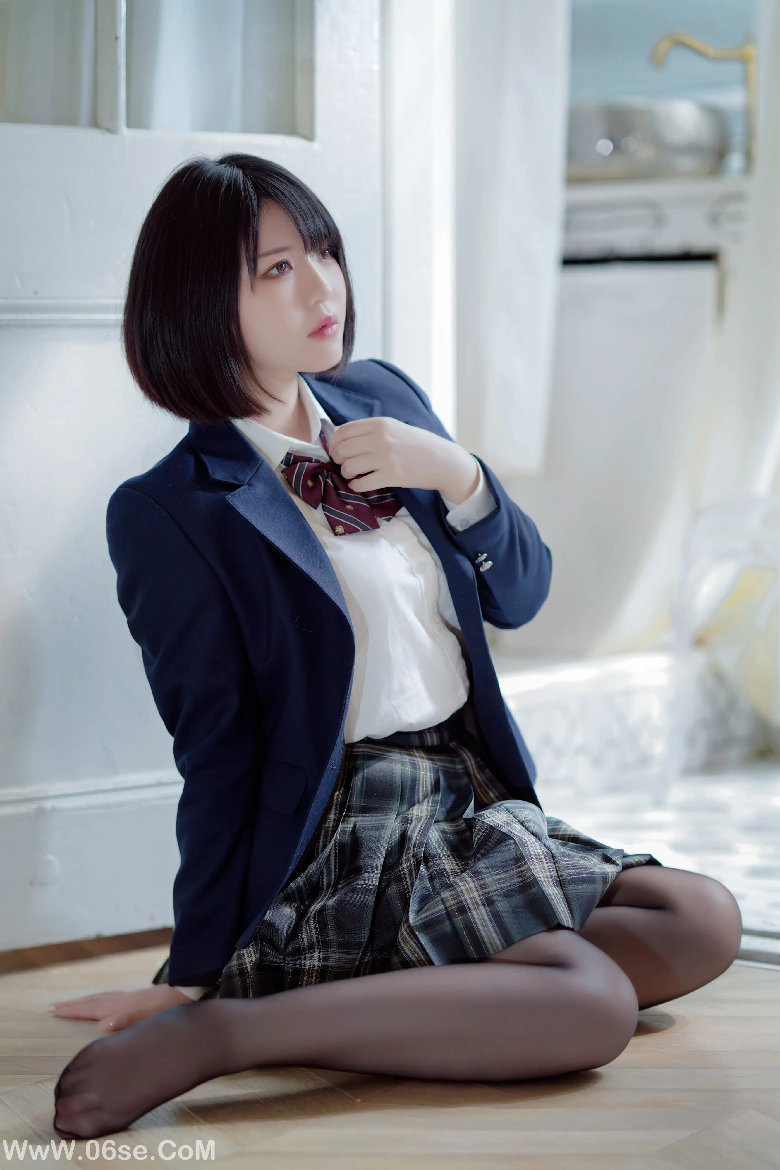 图片[21]-半半子 – 彼女の制服姿が好き-六色网