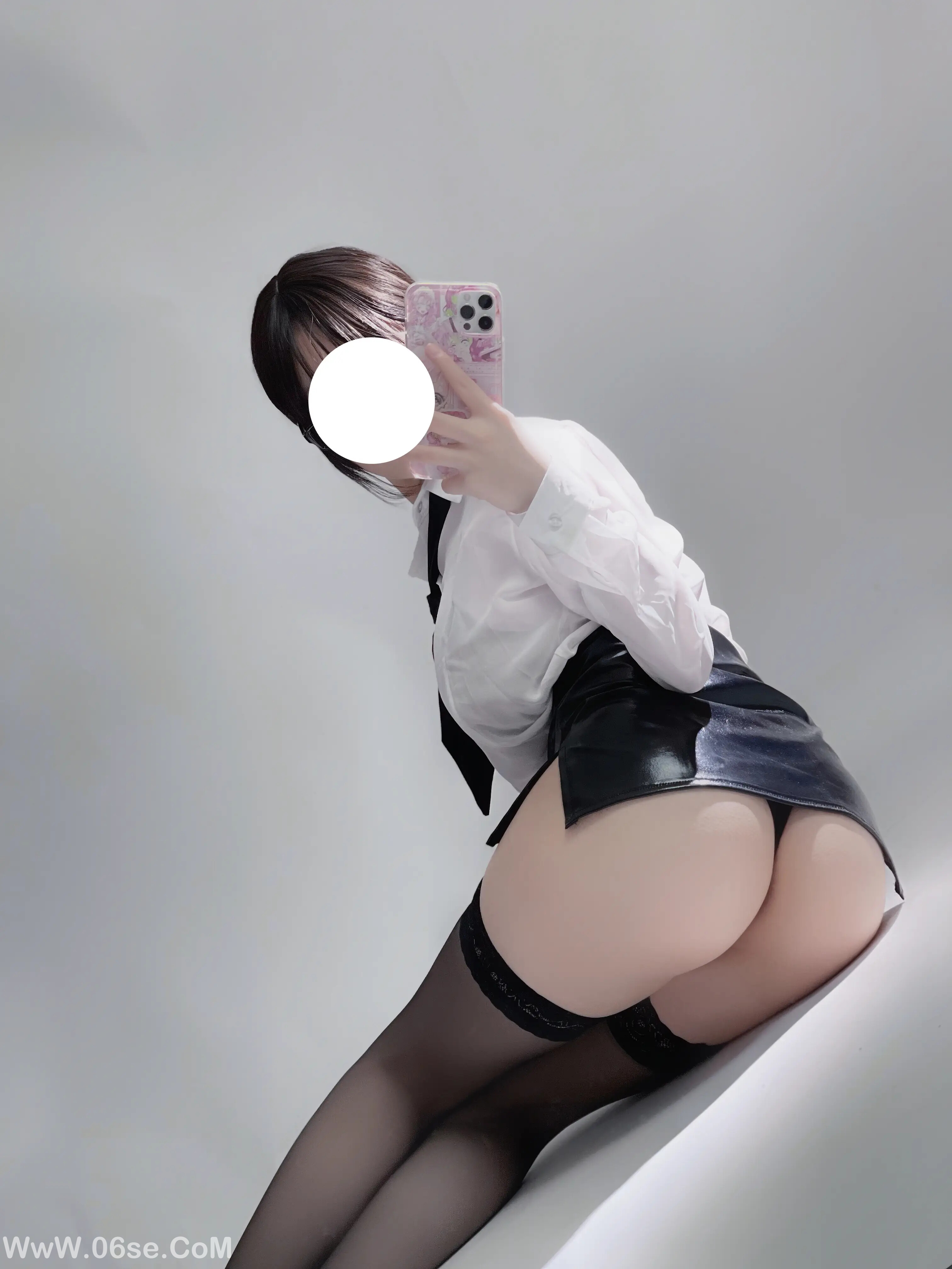 图片[9]-幼愛youmeko 黑丝眼镜ol-六色网