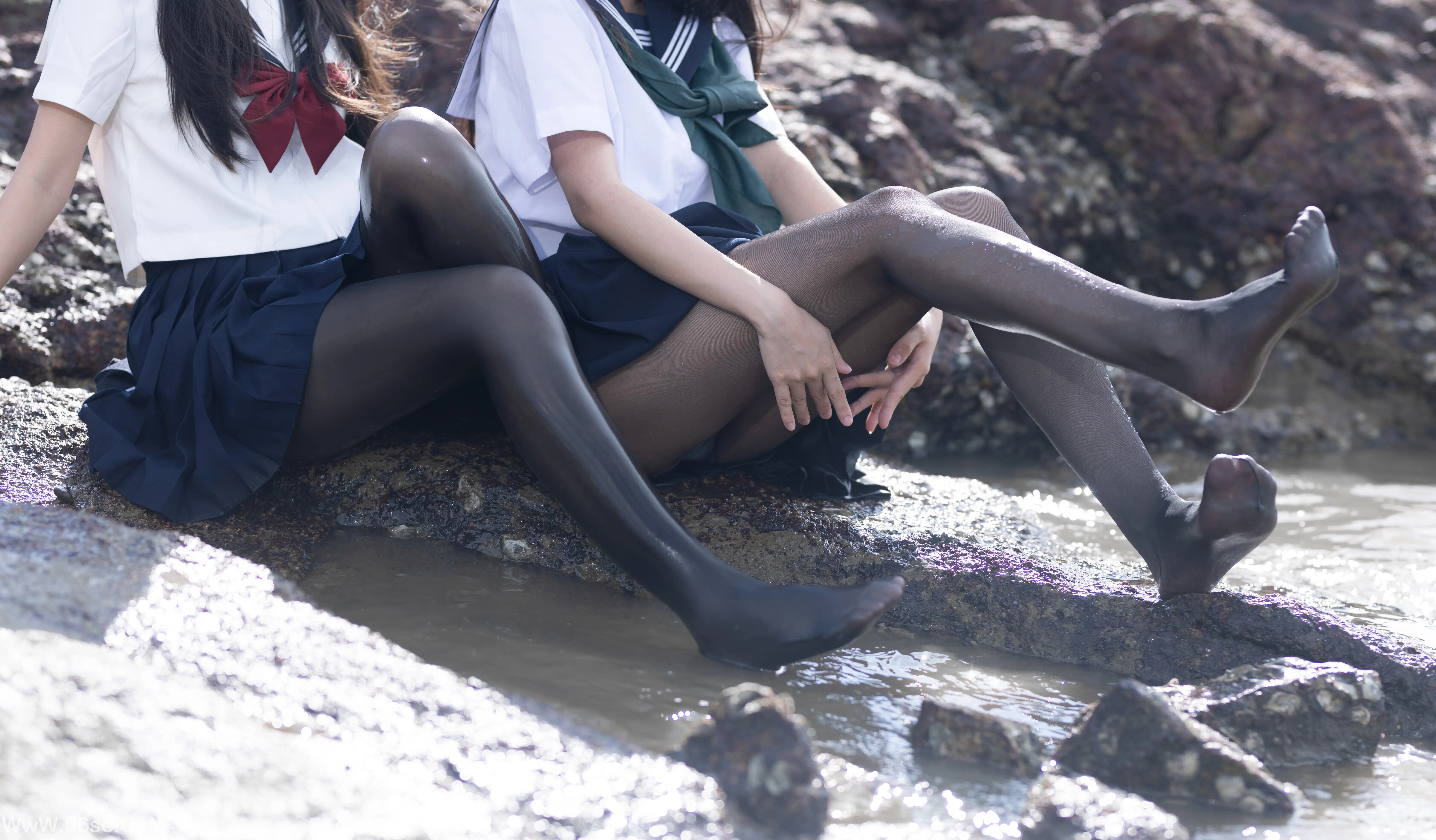 图片[49]-不呆猫 – 水手服百合黑丝 (&三無人型)-六色网