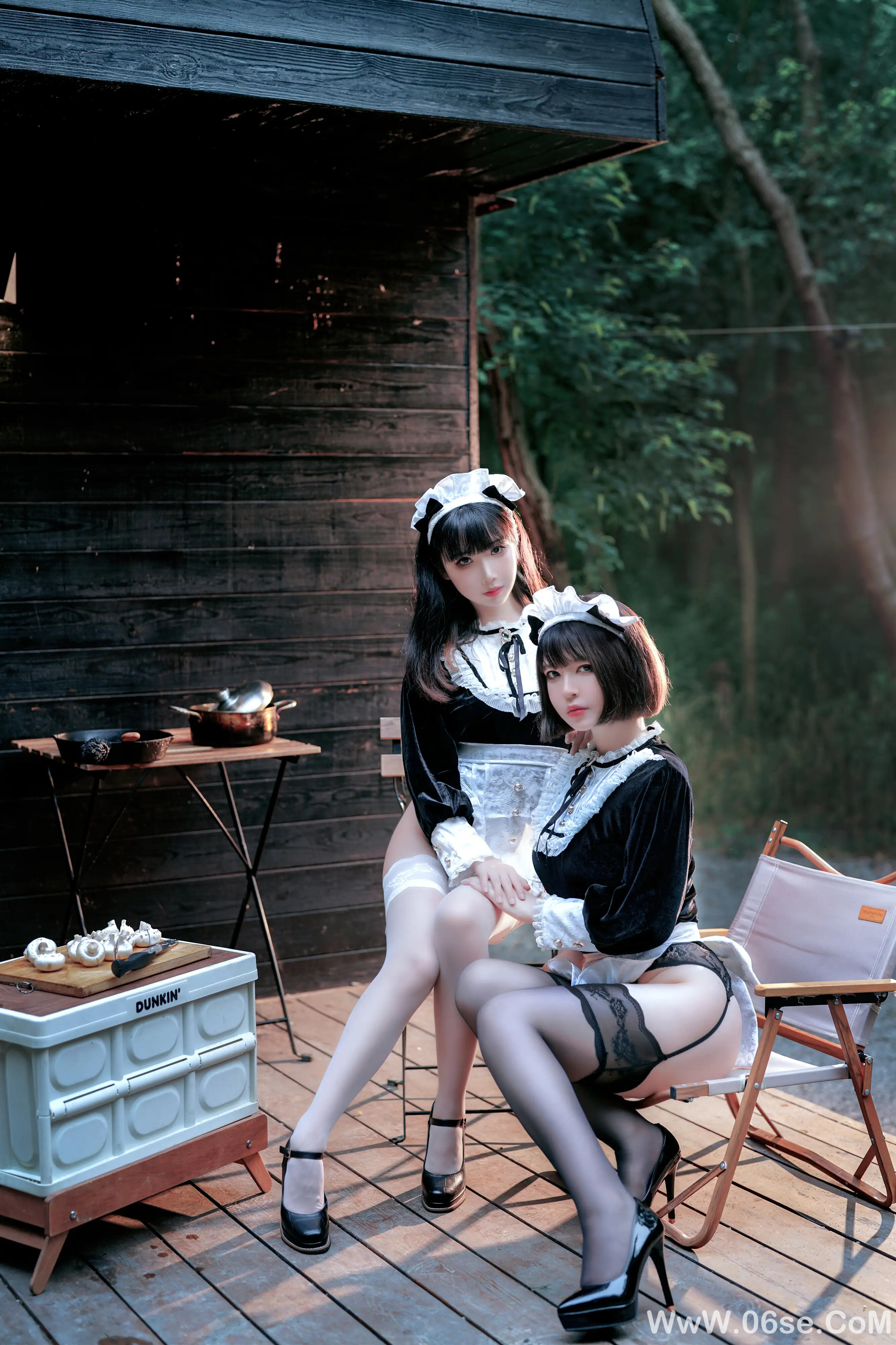 半半子 – 女仆姐妹&面饼仙儿-六色网