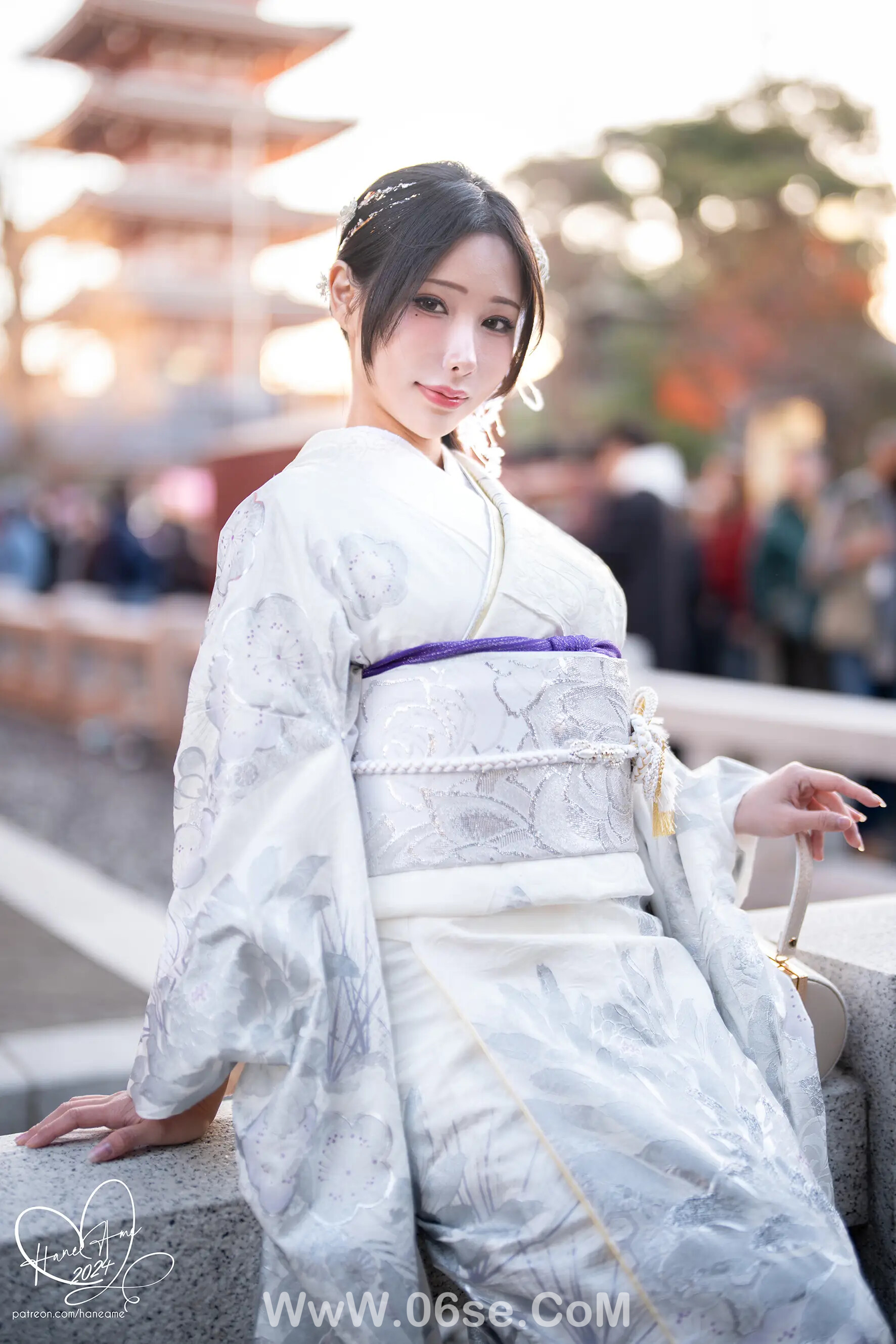 图片[7]-雨波-Original 2024 New year Silver Kimono-六色网