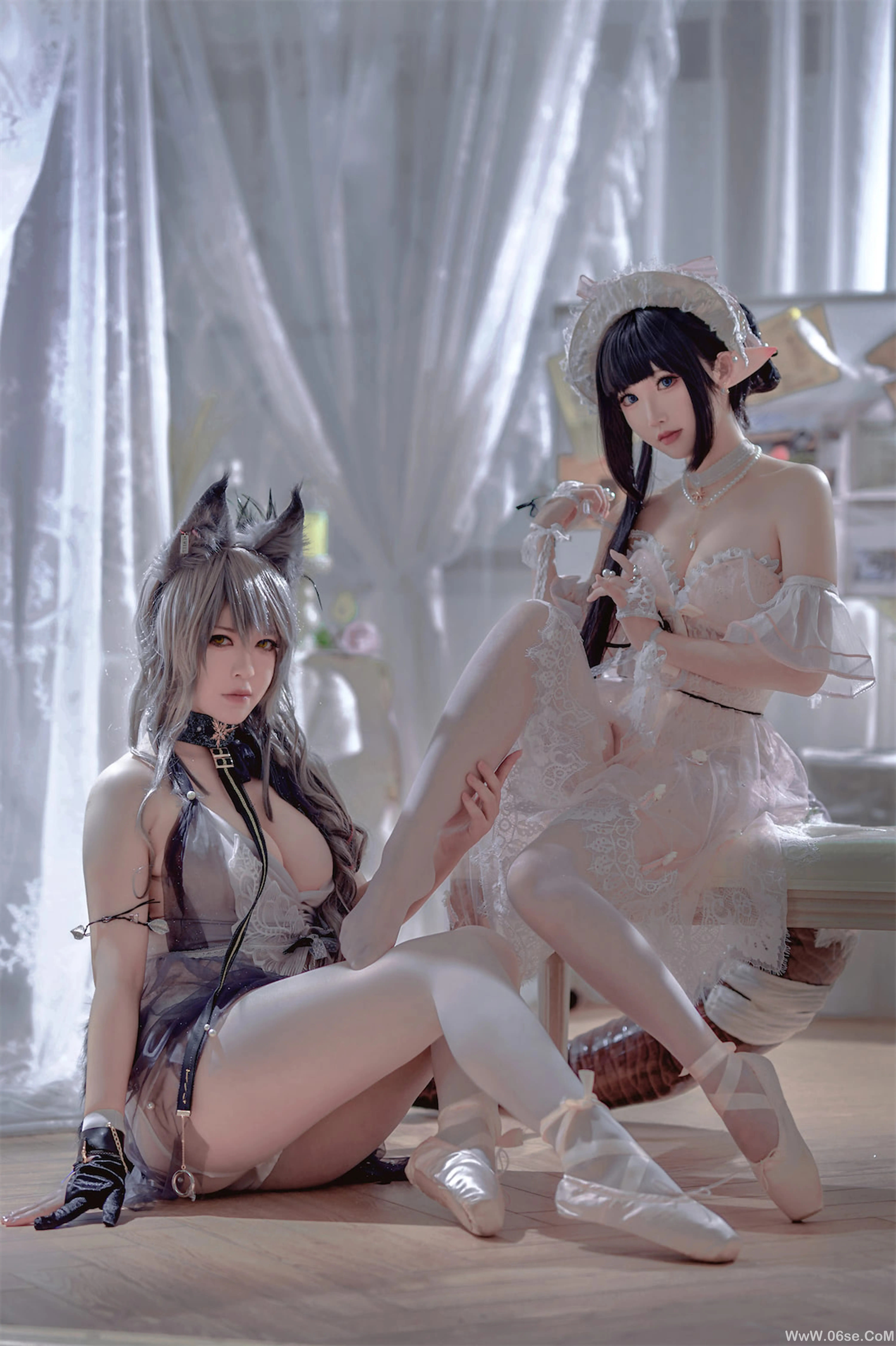 图片[22]-半半子 – Arknights 黑x森蚺バレエ (&面饼仙儿)-六色网