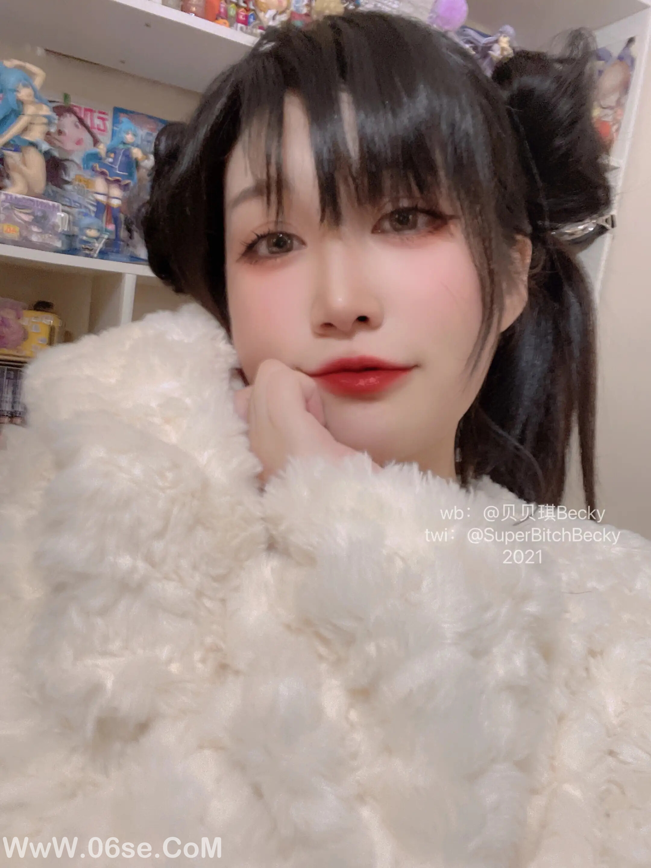 图片[54]-贝贝琪Becky – 对镜黑发辣妹-六色网
