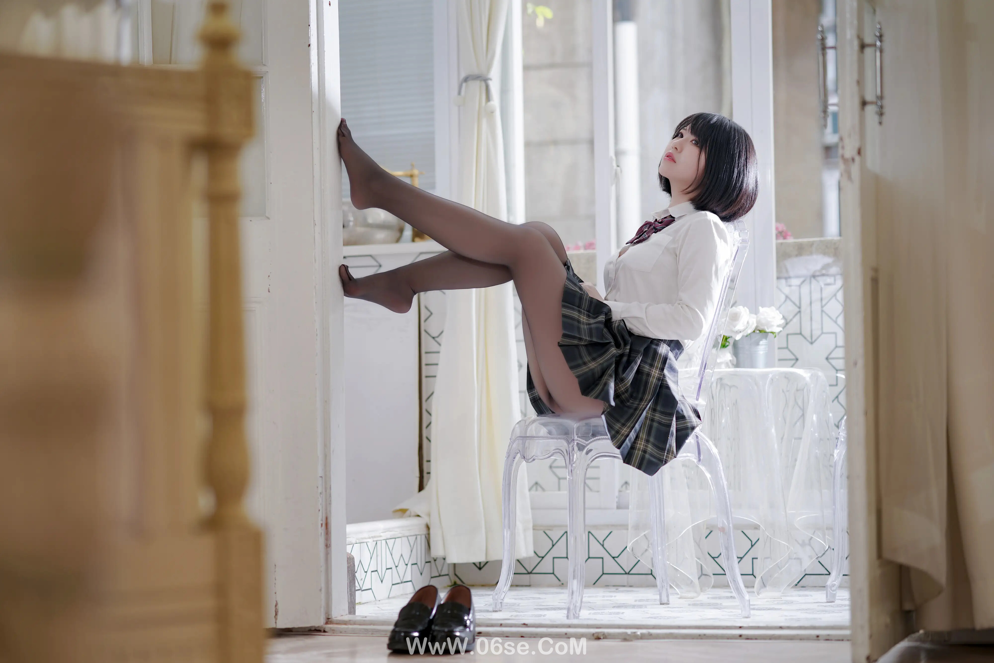 图片[49]-半半子 – 彼女の制服姿が好き-六色网