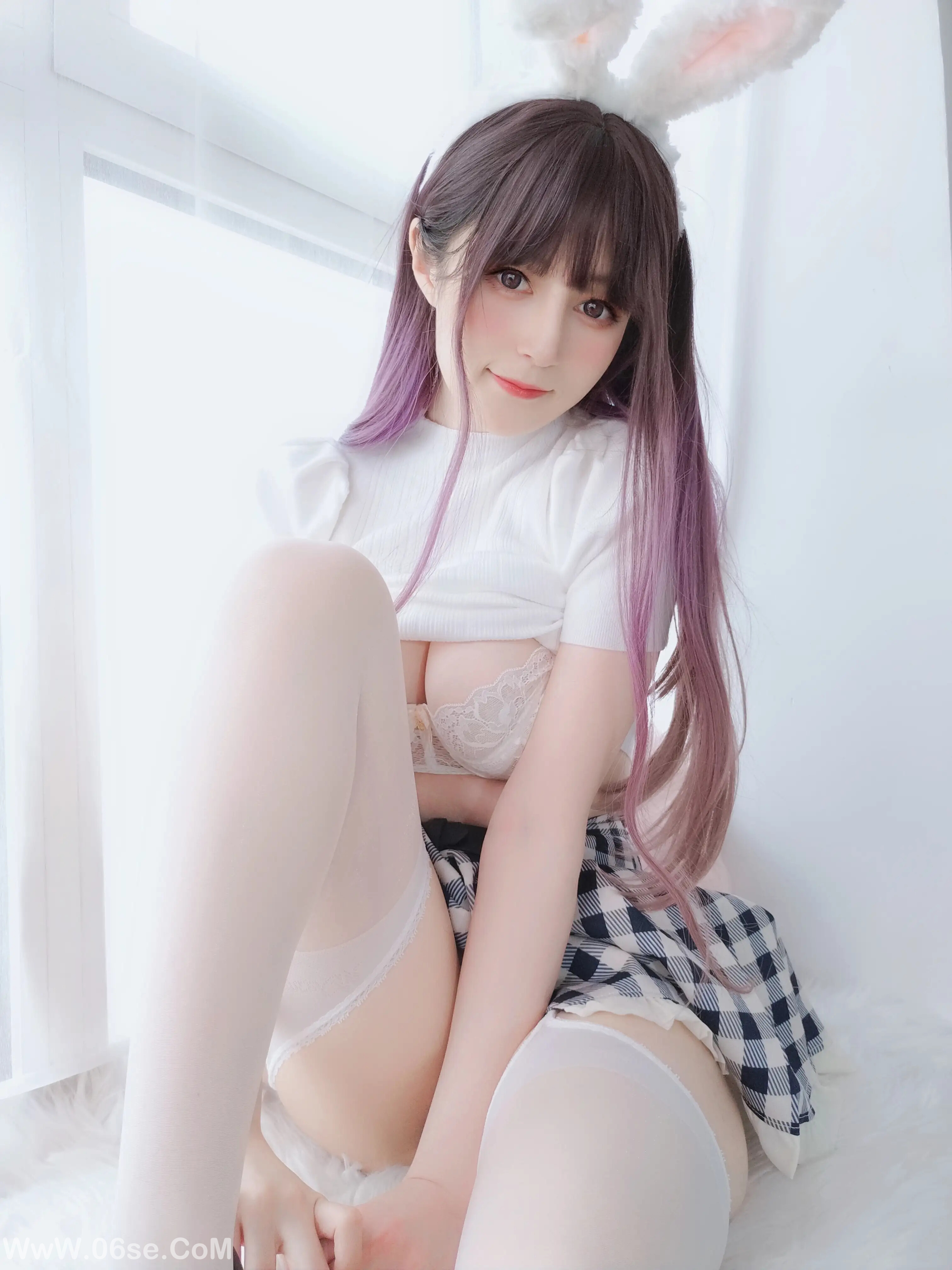 图片[110]-白银81 – 白丝兔女郎-六色网
