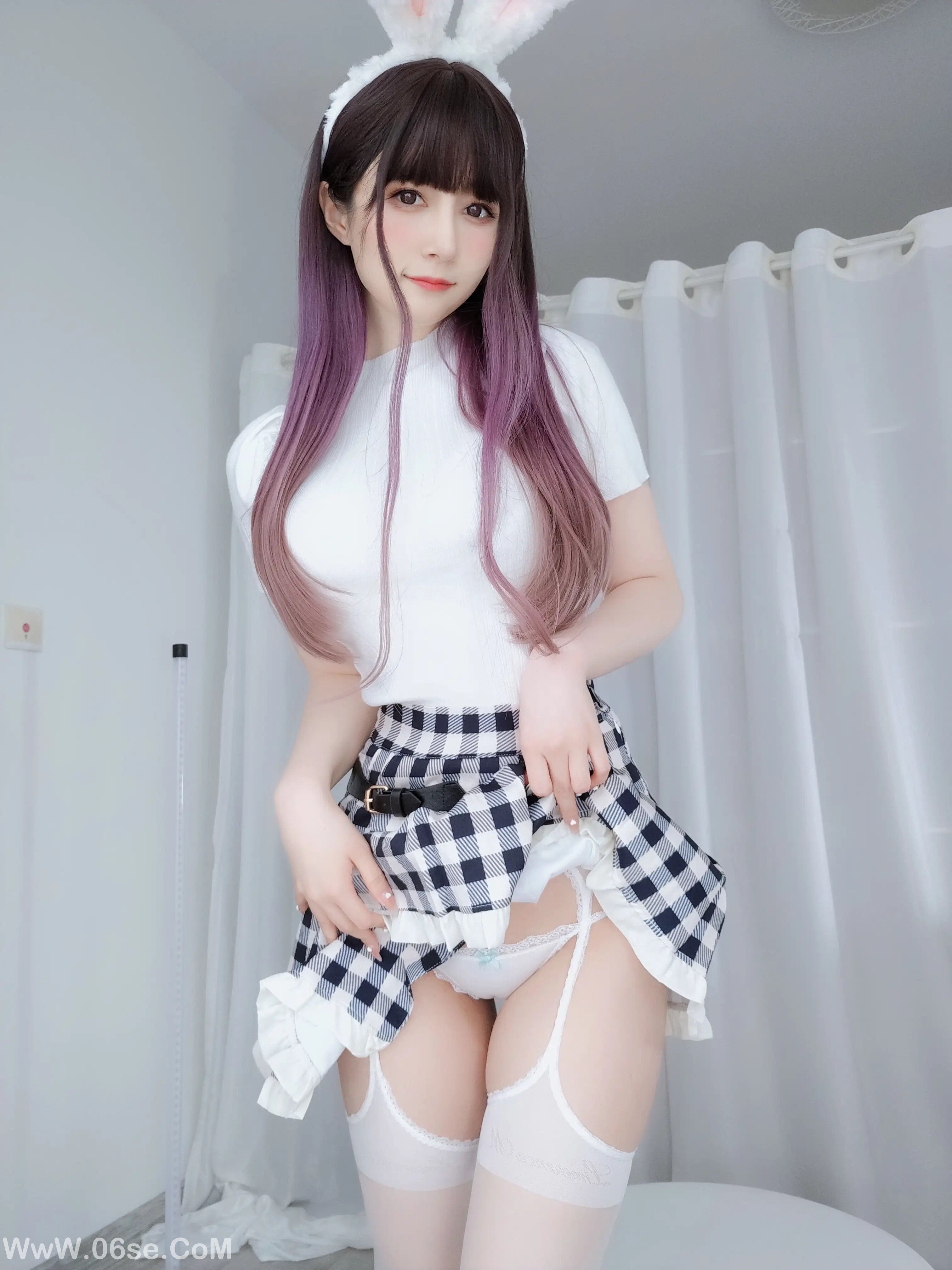 图片[10]-白银81 – 白丝兔女郎-六色网