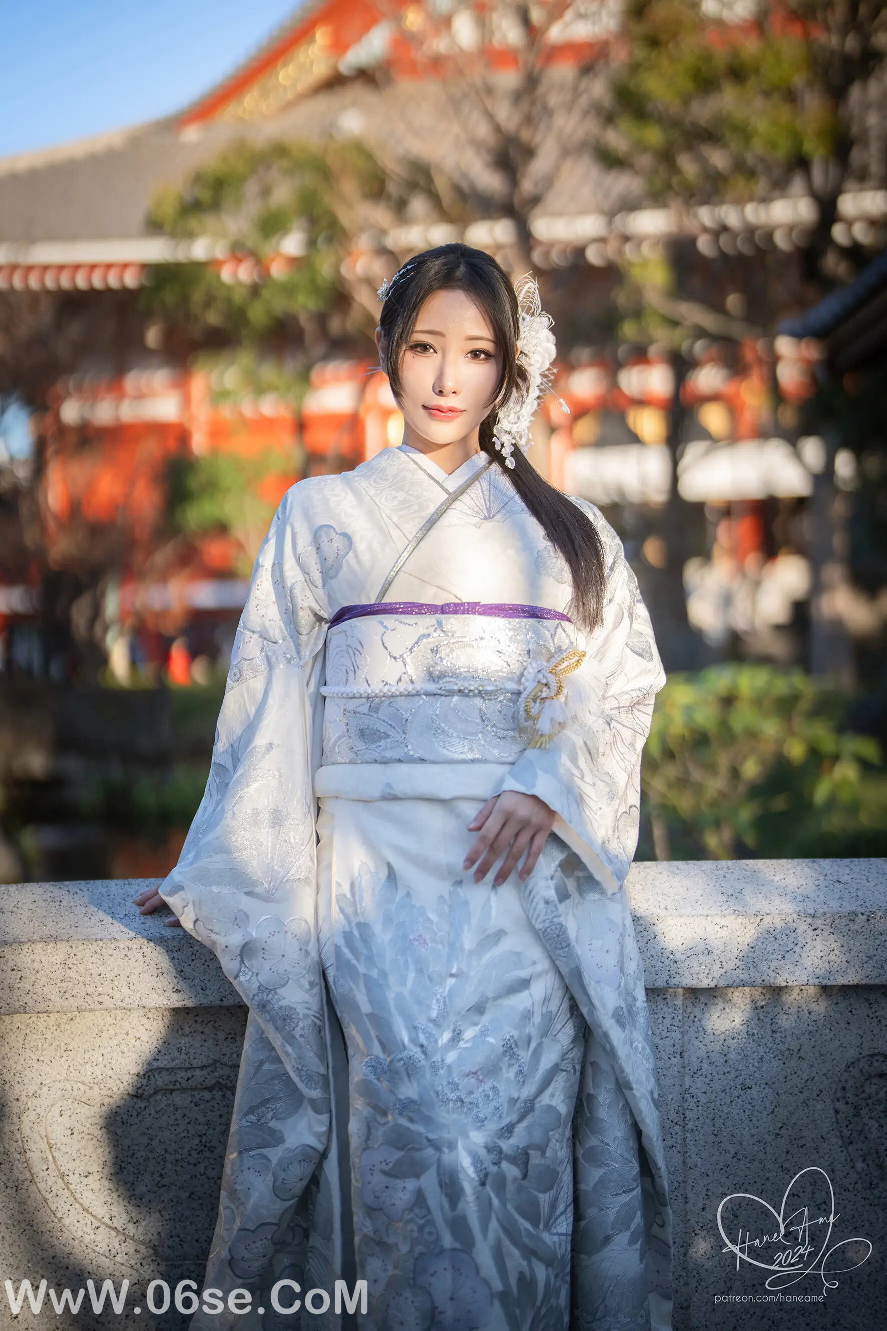 图片[32]-雨波-Original 2024 New year Silver Kimono-六色网