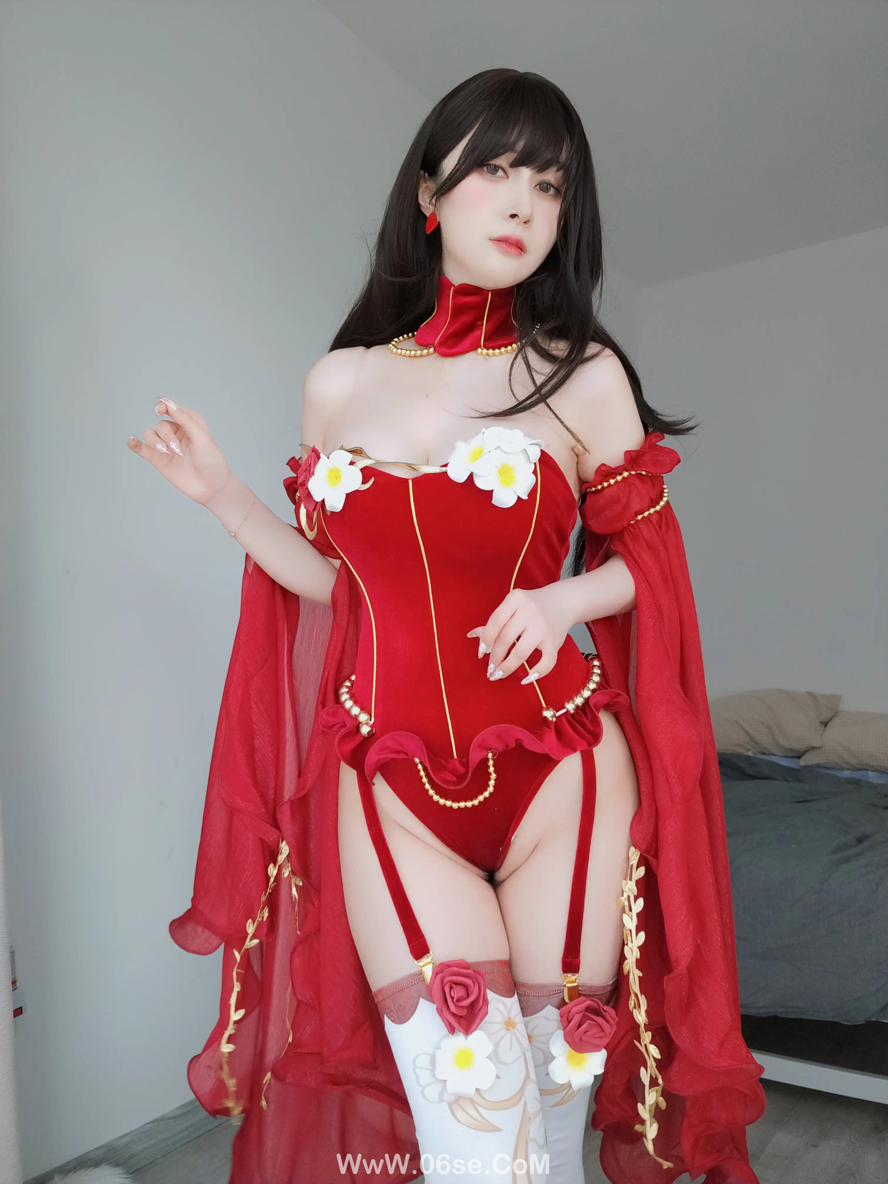 图片[50]-白银81 – 赤いドレス-六色网
