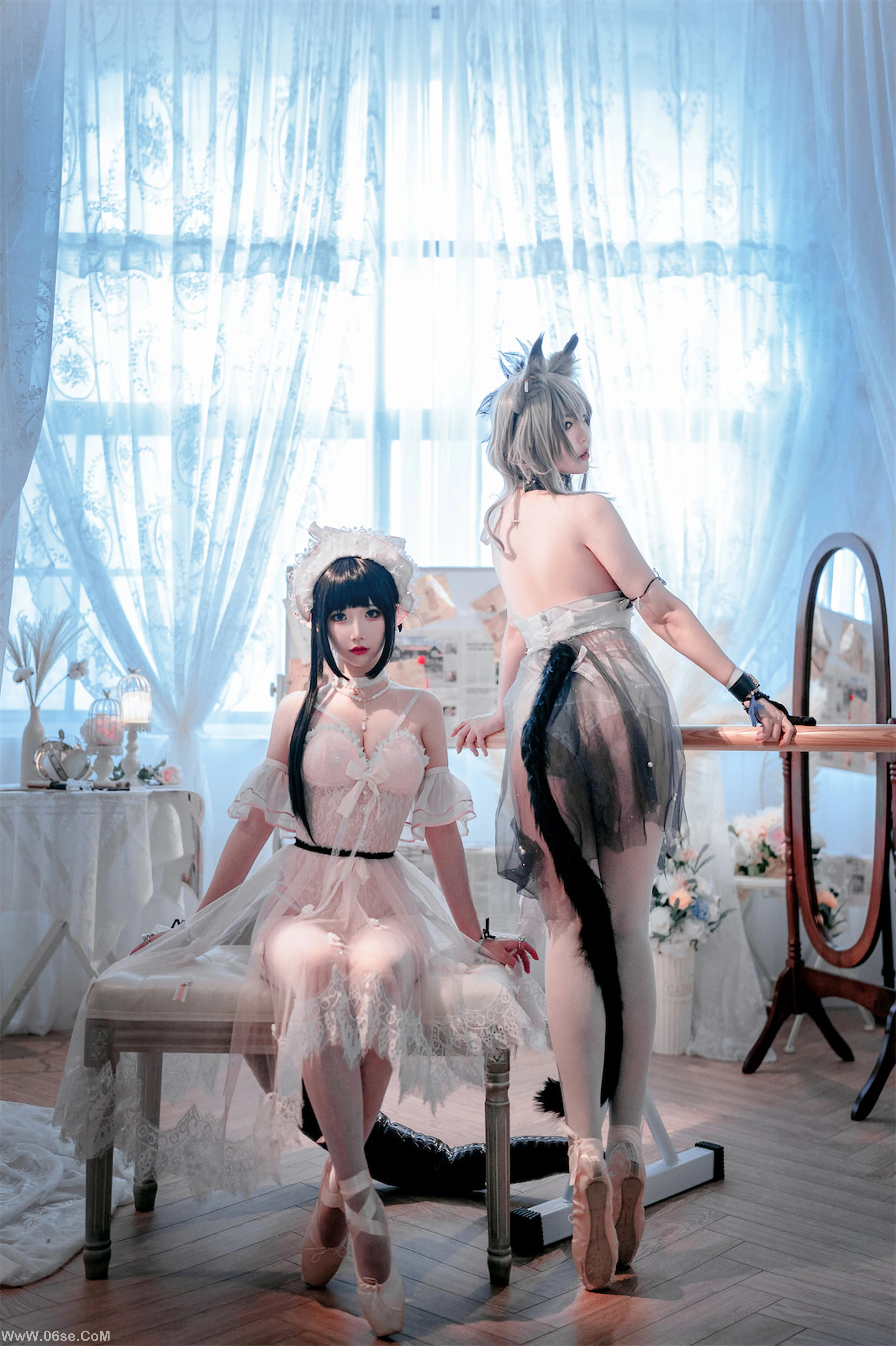 图片[45]-半半子 – Arknights 黑x森蚺バレエ (&面饼仙儿)-六色网