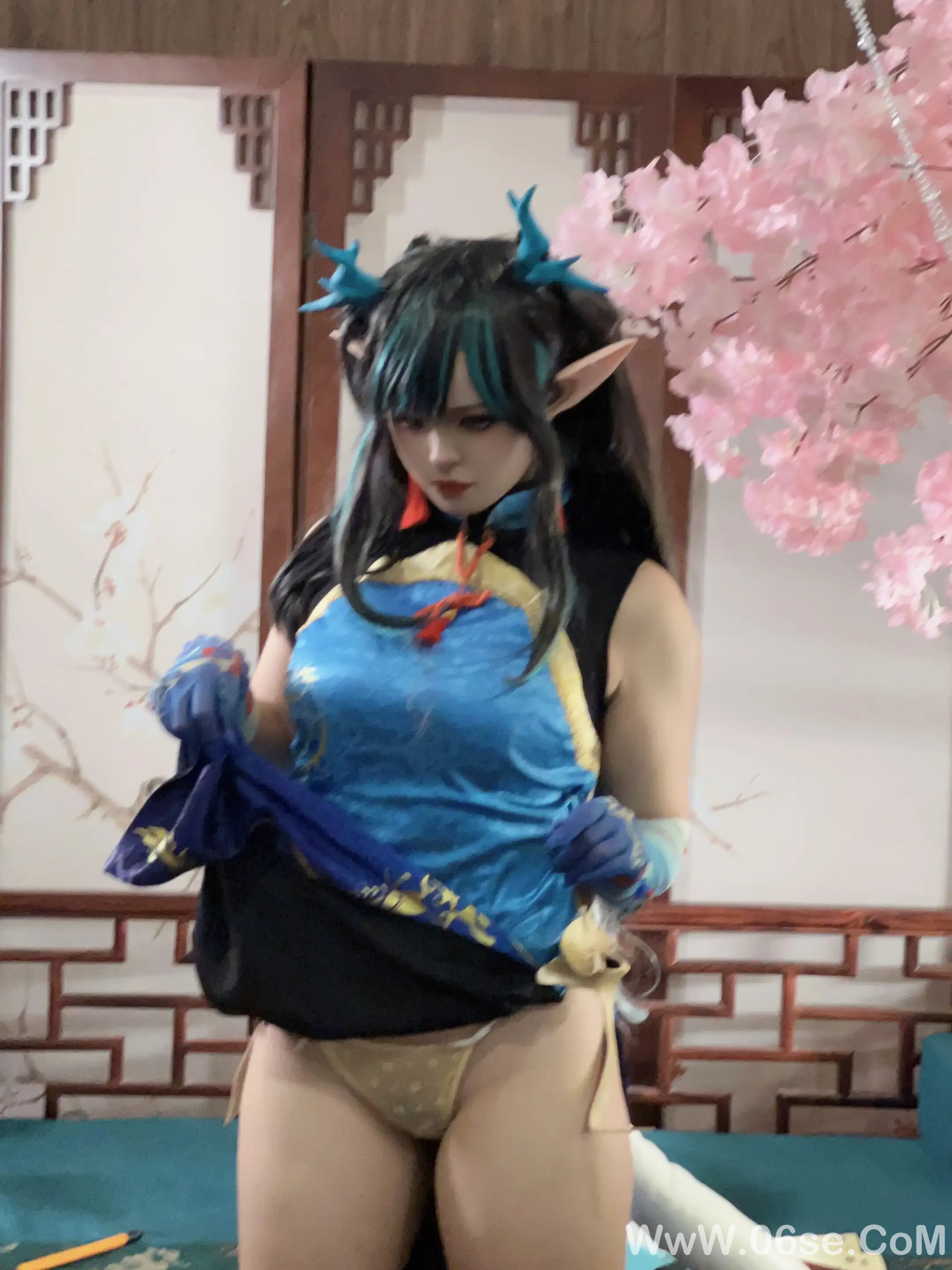 图片[165]-小和甜酒&橙风千雅_明日方舟年夕旗袍双人御守-六色网