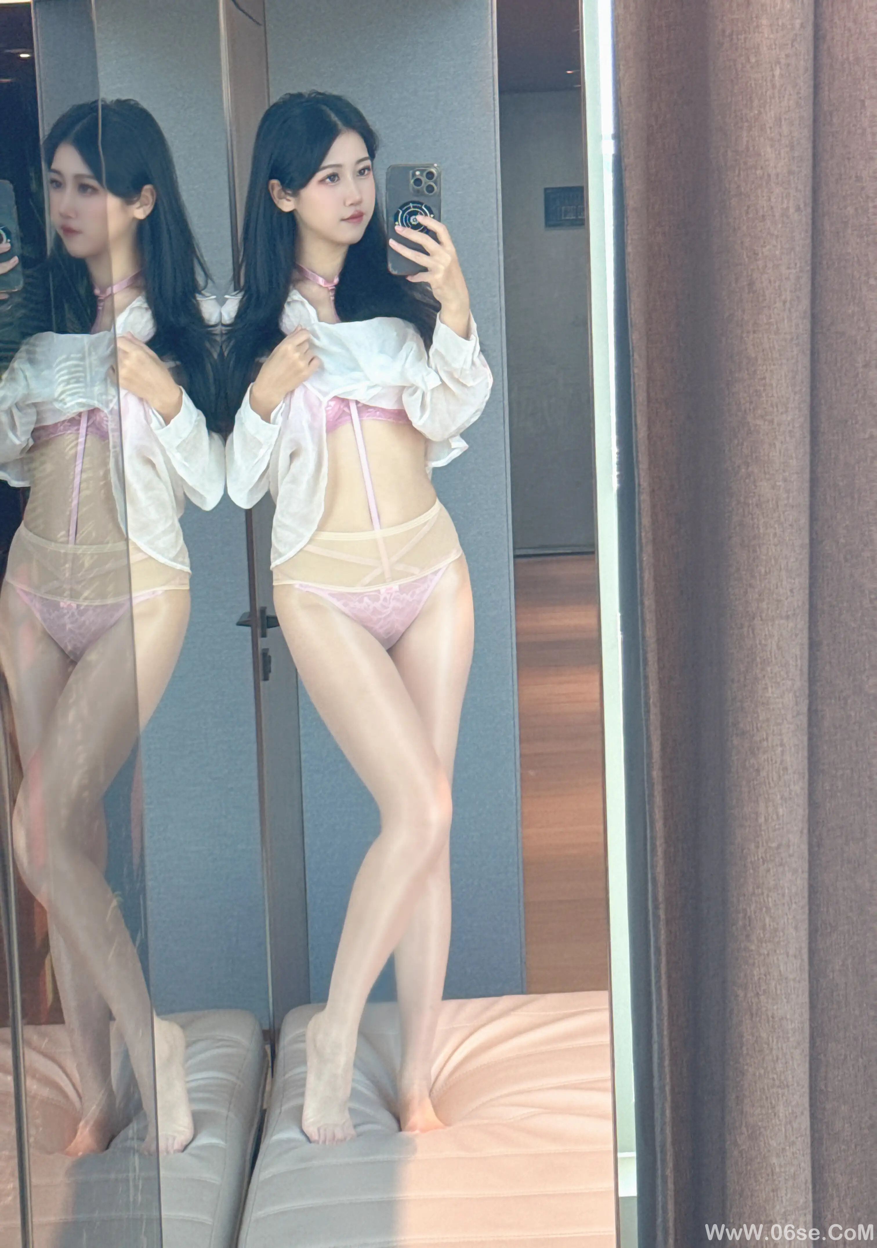 图片[56]-不呆猫 – 粉色衬衣女友-六色网