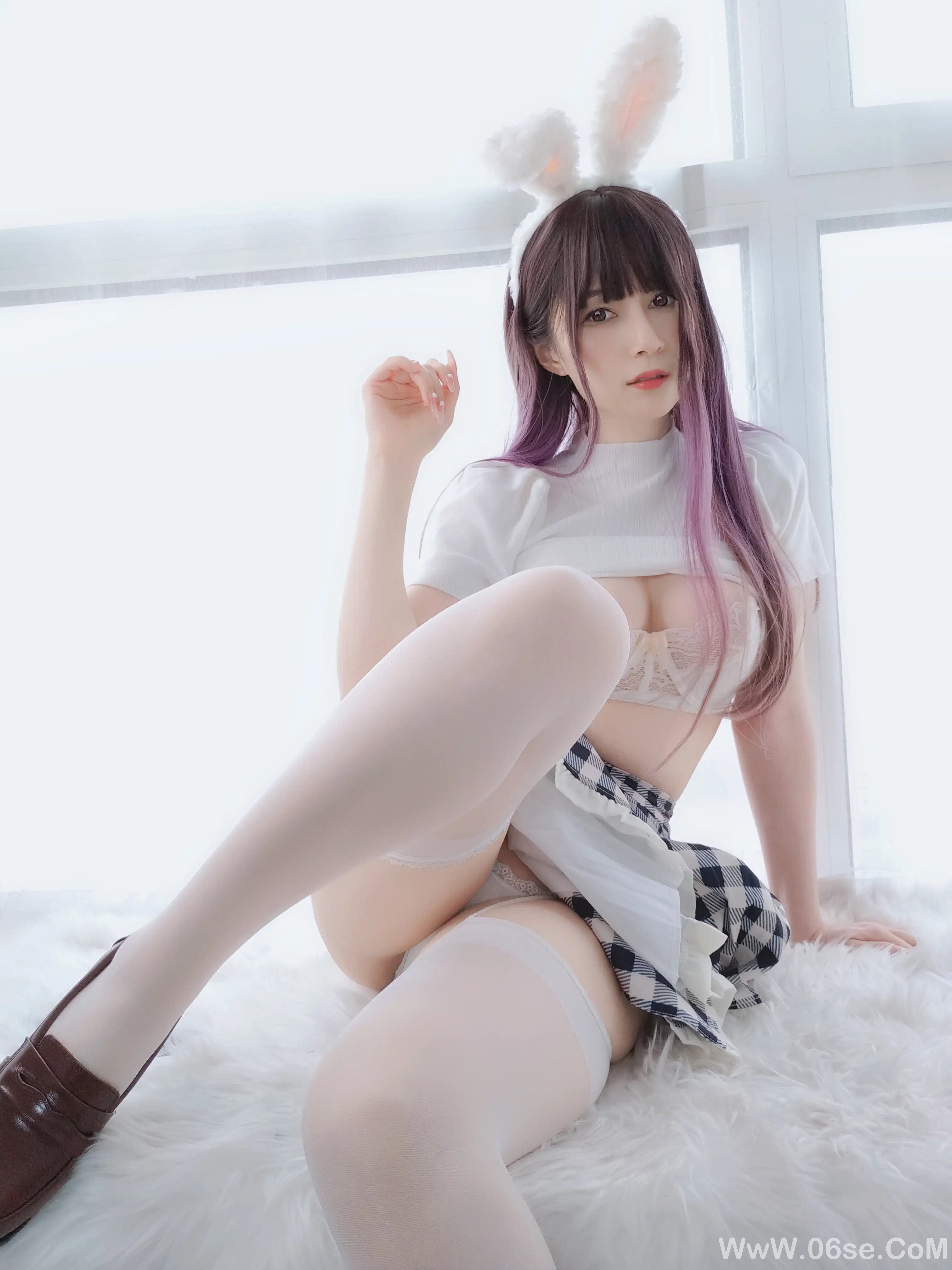图片[158]-白银81 – 白丝兔女郎-六色网