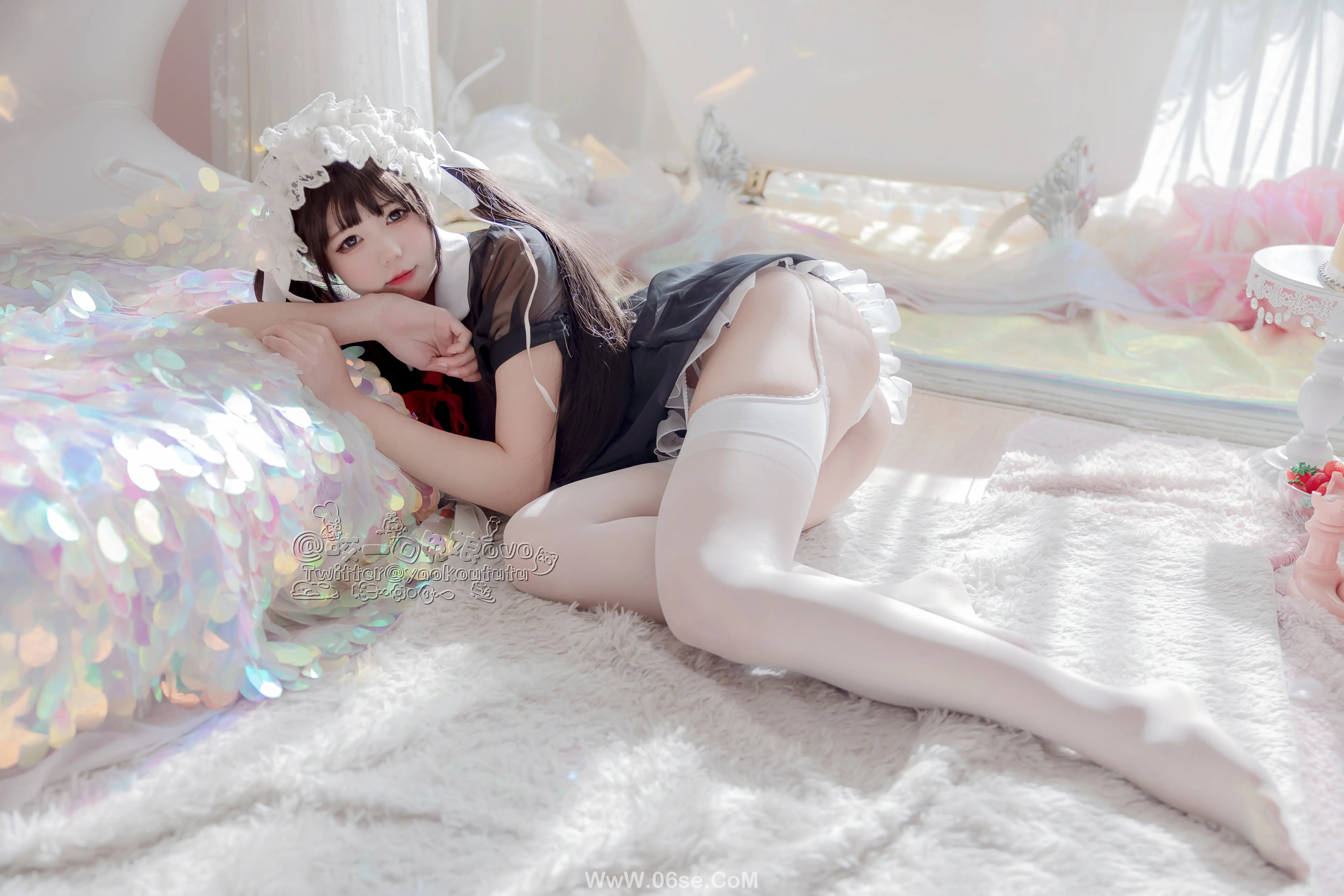 图片[27]-咬一口兔娘 黑白女仆-六色网