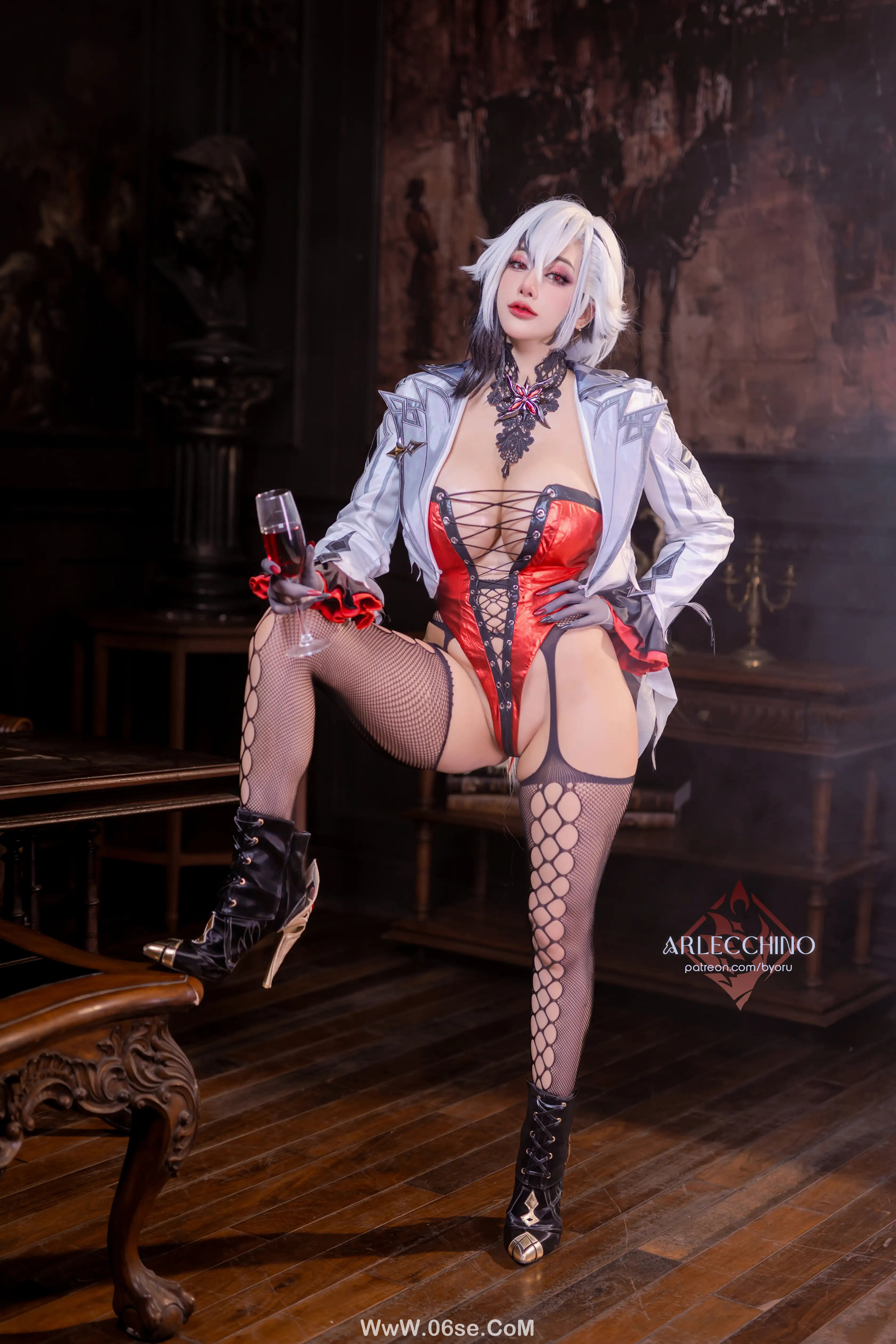 图片[2]-Byoru – Genshin Impact Arlecchino Dress-六色网