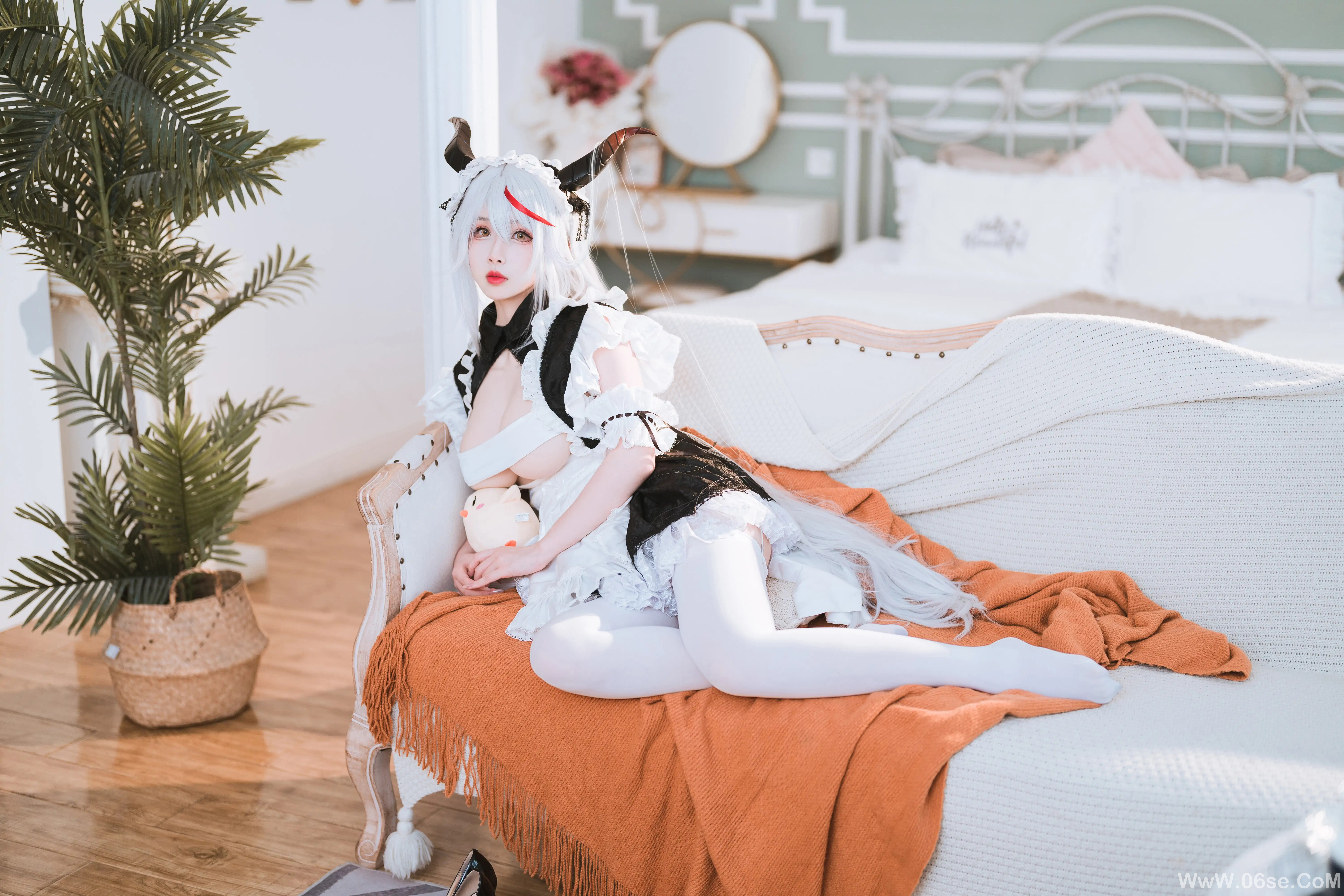 肉扣热热子(rioko凉凉子) 妄想航线 港区的龙女仆-六色网