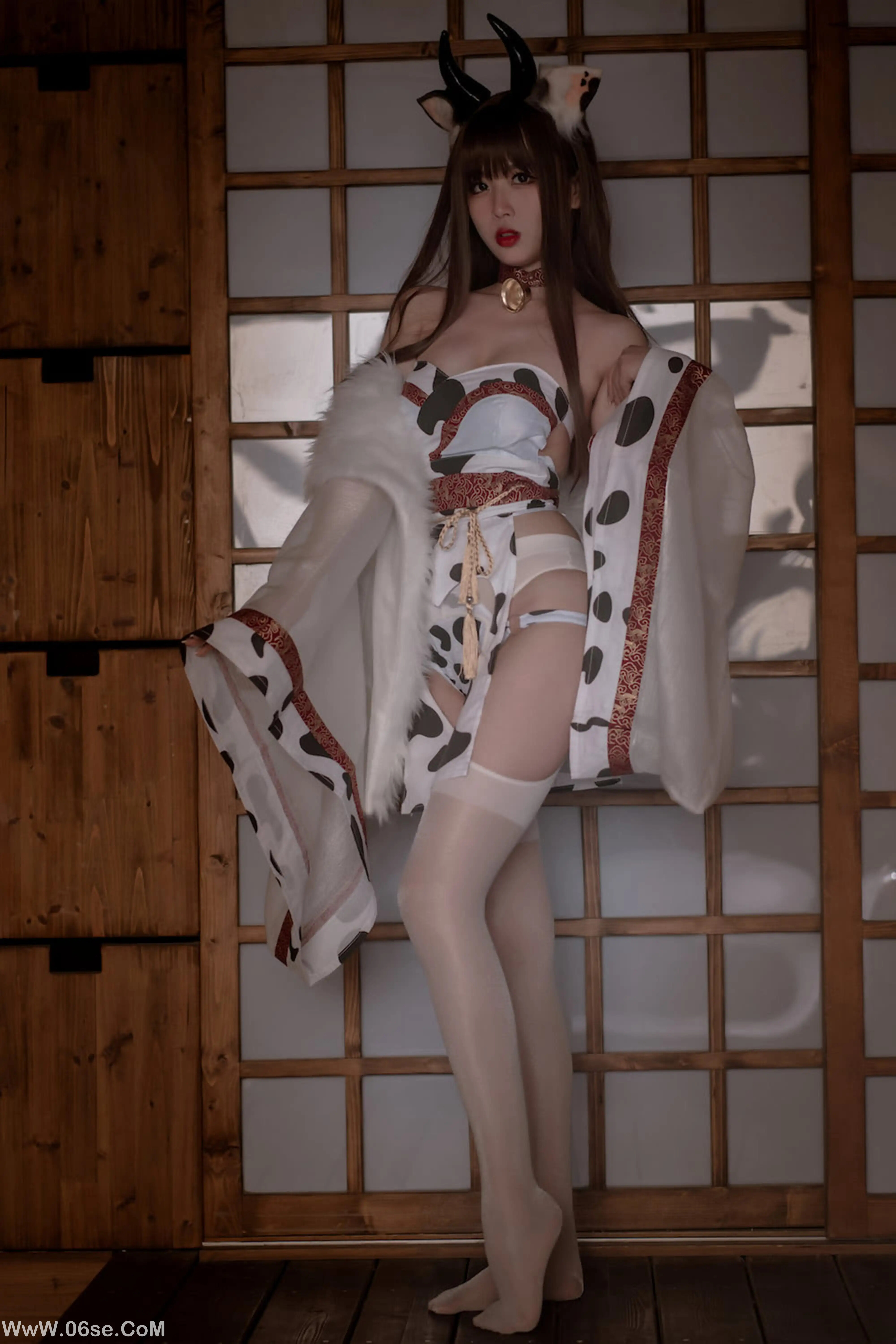 图片[23]-轩萧学姐 牛牛和服-六色网