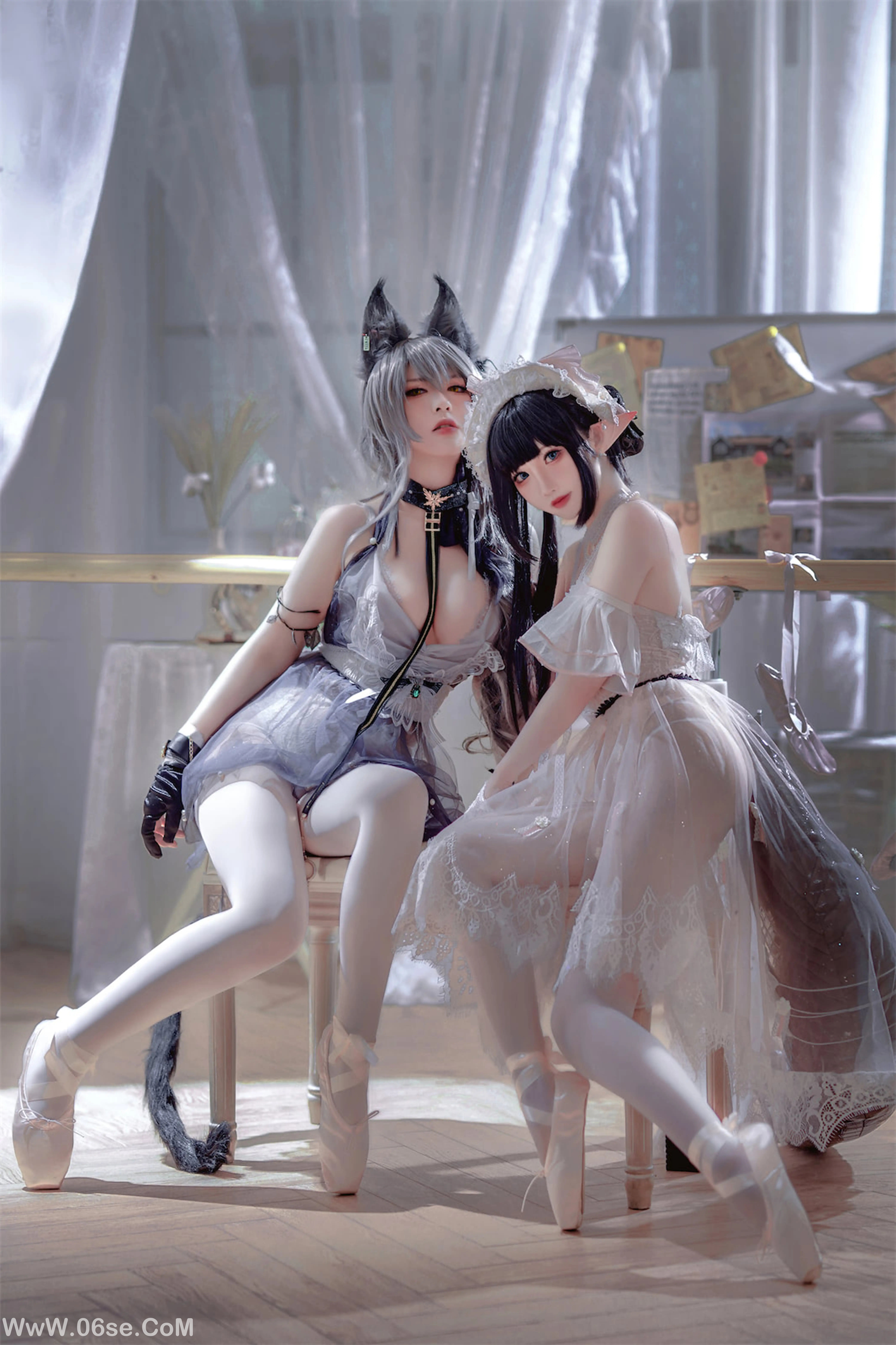 图片[6]-半半子 – Arknights 黑x森蚺バレエ (&面饼仙儿)-六色网