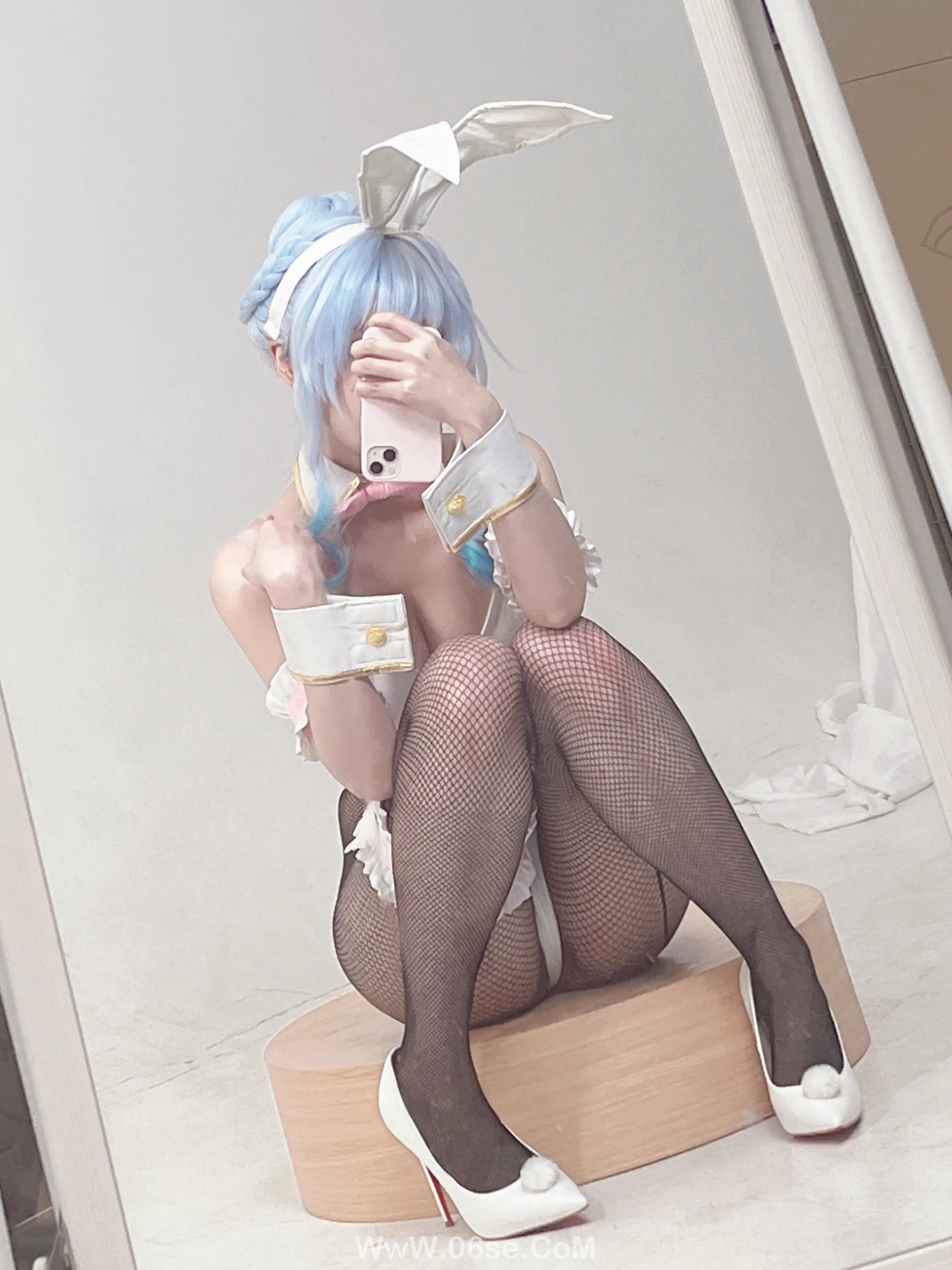 图片[35]-肉扣热热子(rioko凉凉子) 雪女兔女郎-六色网
