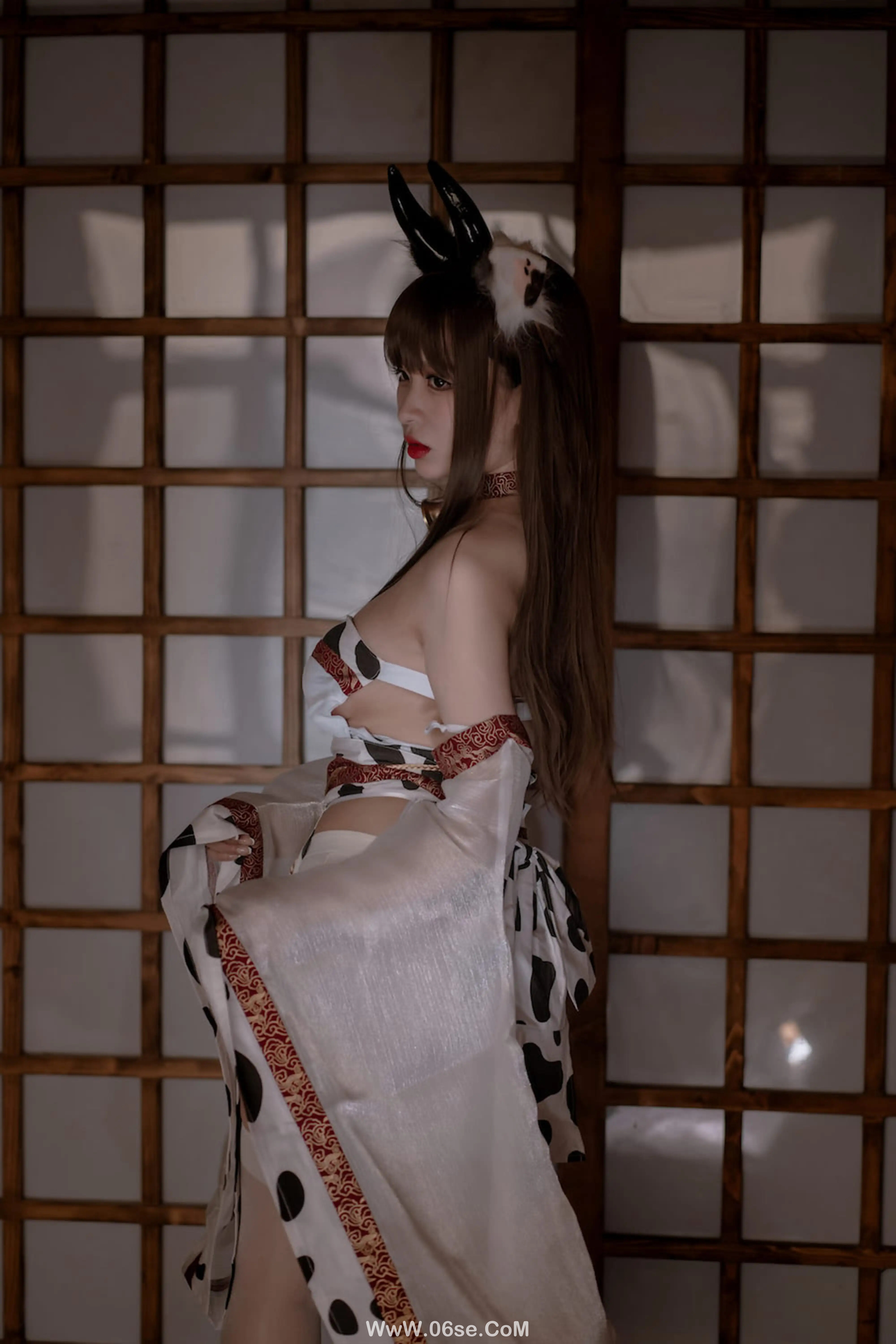 图片[37]-轩萧学姐 牛牛和服-六色网