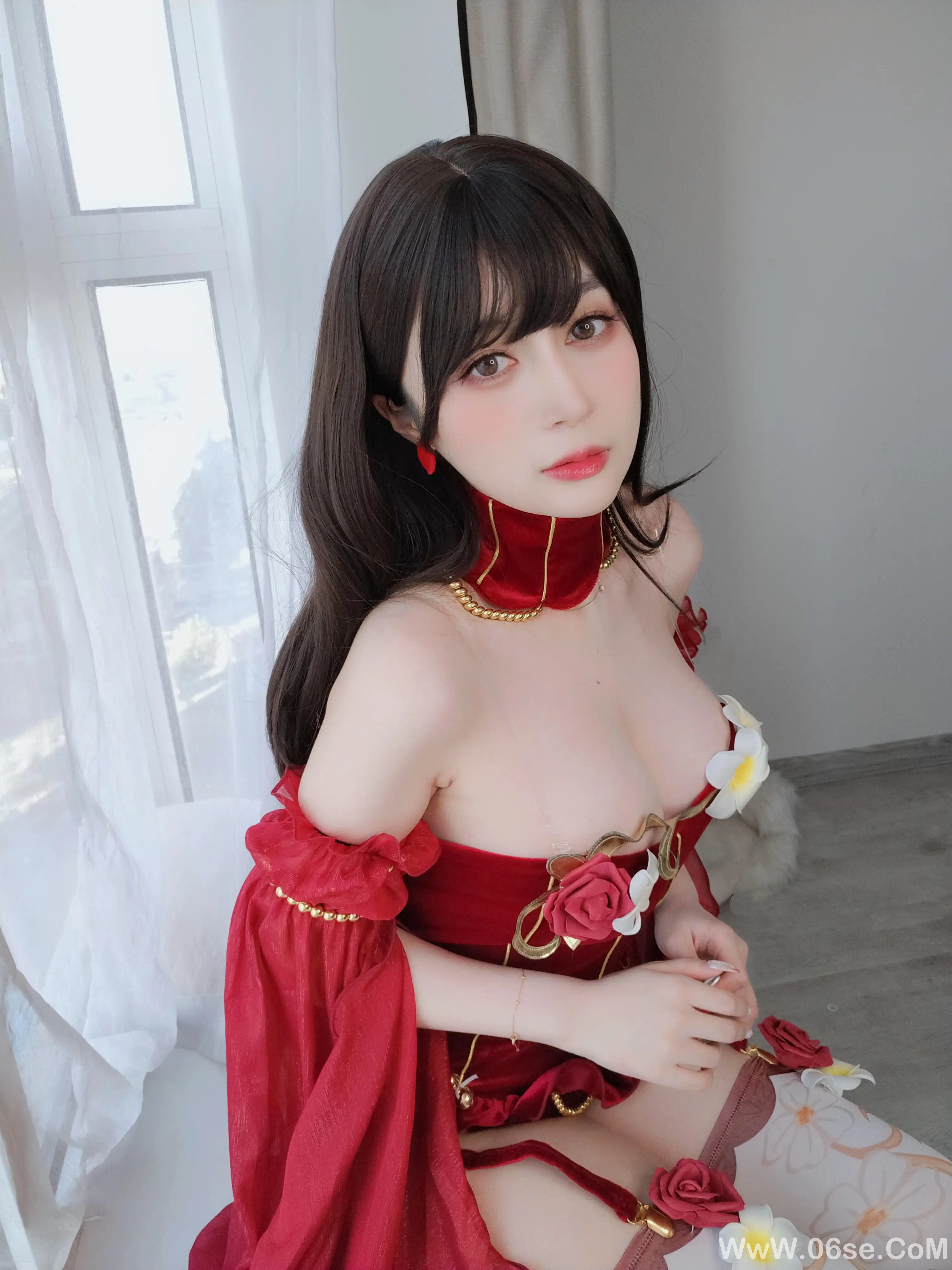 图片[18]-白银81 – 赤いドレス-六色网
