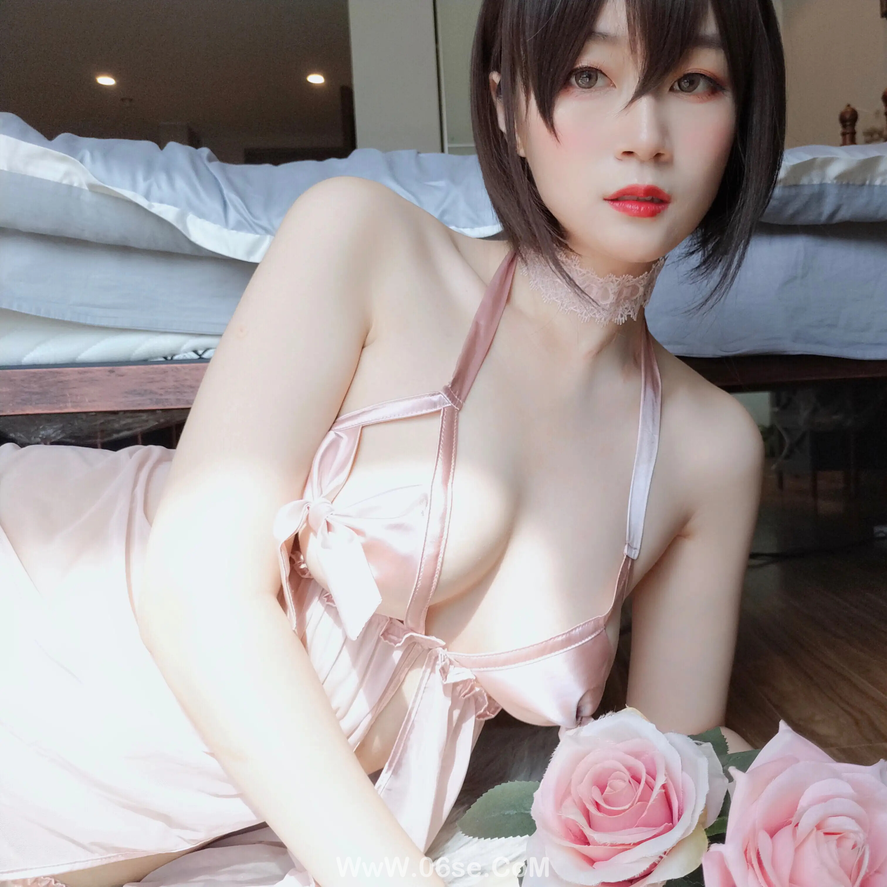 图片[27]-白银81 – 粉色蝴蝶睡衣-六色网