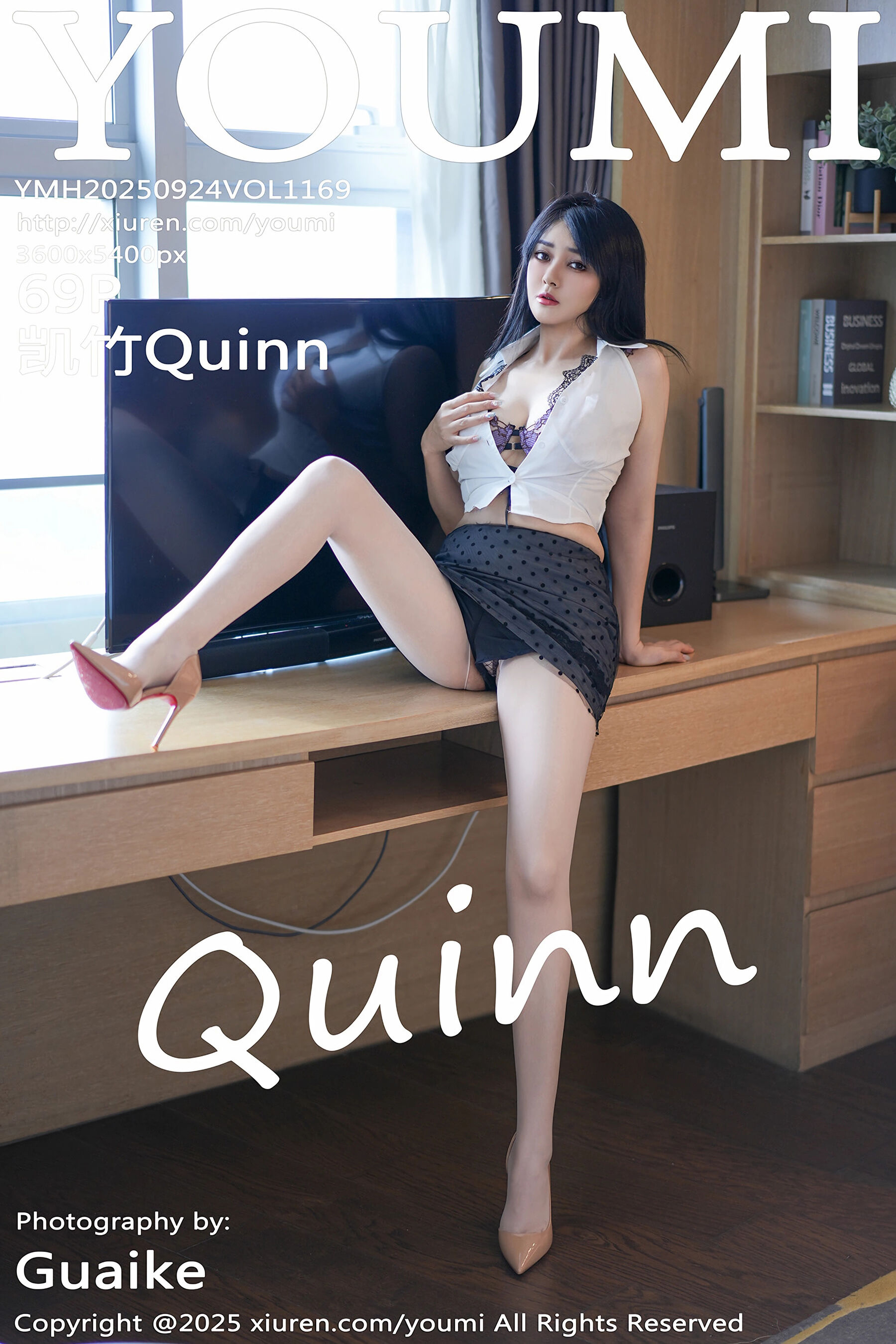 尤蜜荟 2025.09.24 NO.1169 凯竹Quinn[70P]-六色网