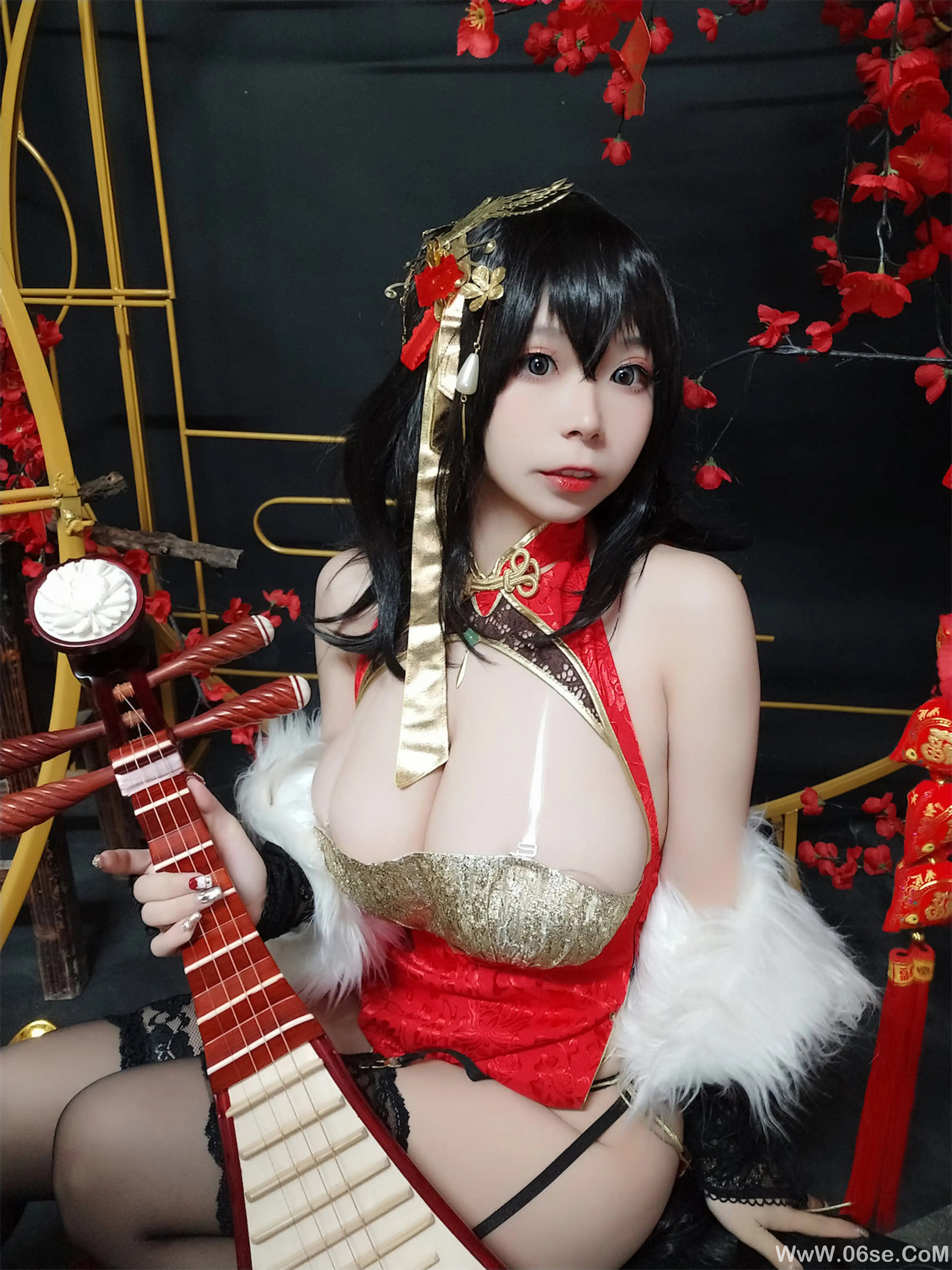 图片[44]-无颜小天使wy 碧蓝航线 大凤红旗袍-六色网