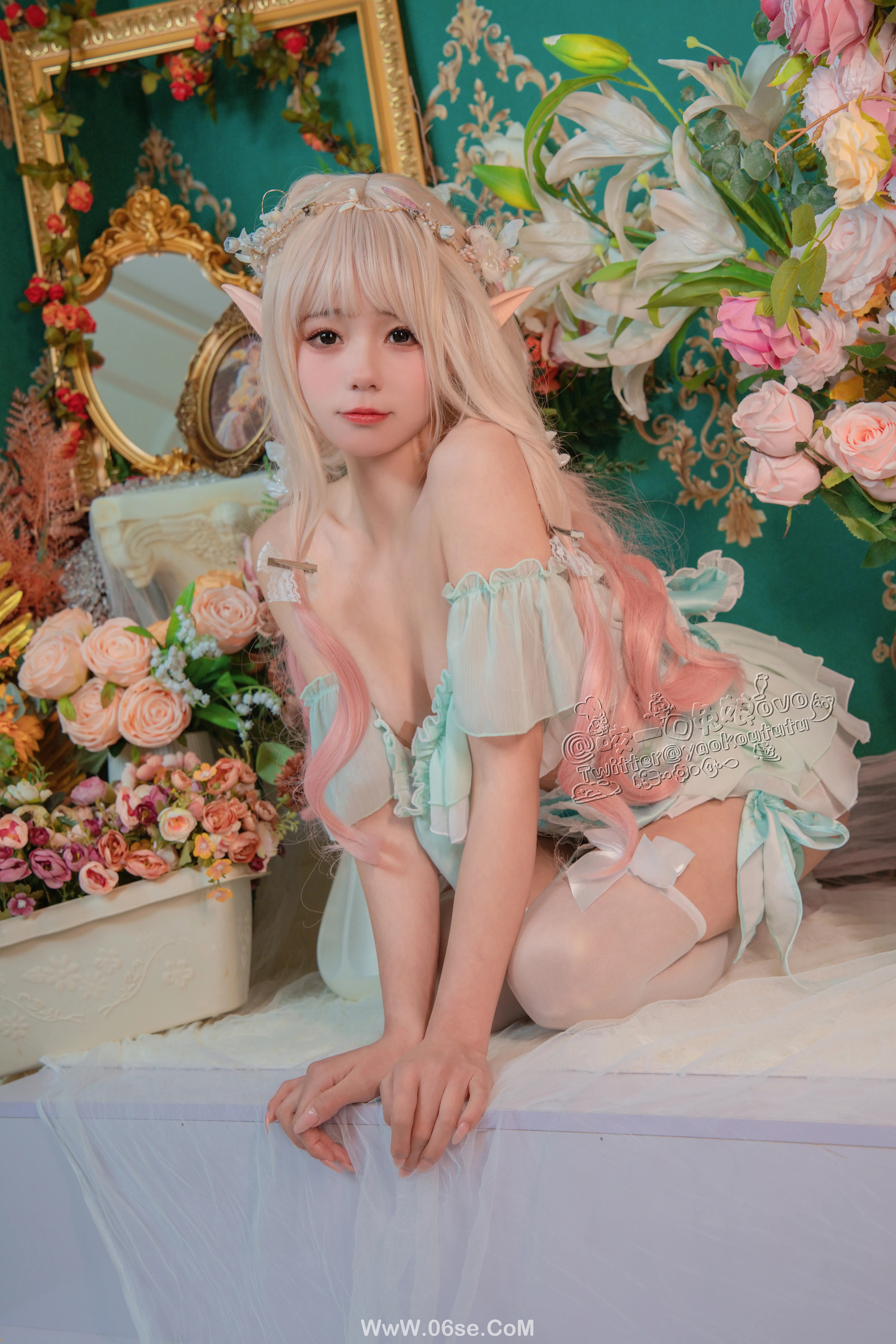 图片[23]-咬一口兔娘 豌豆公主的秘密花房-六色网