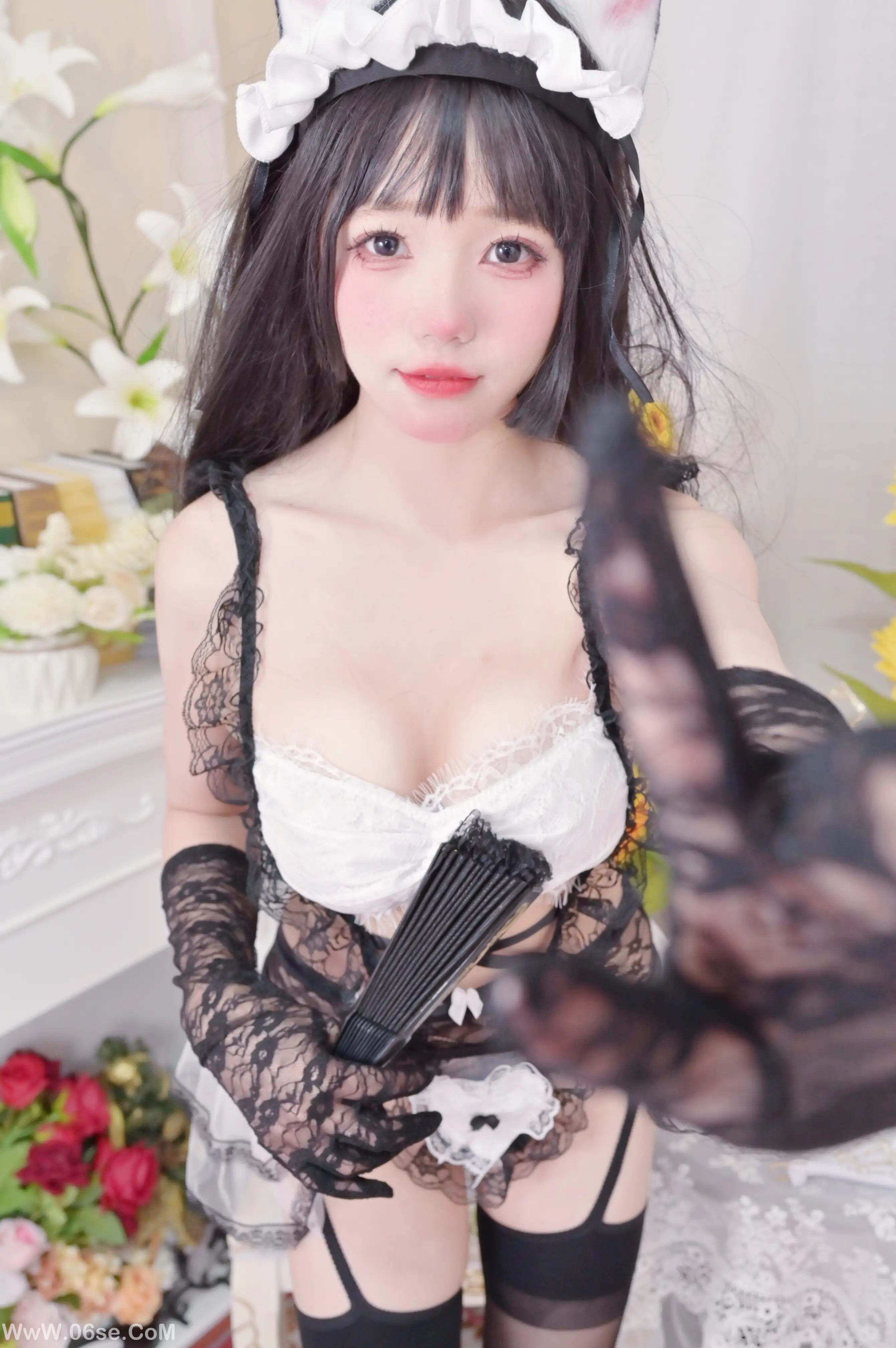 图片[10]-咬一口兔娘_女仆黑白蕾丝_猫耳_手套-六色网