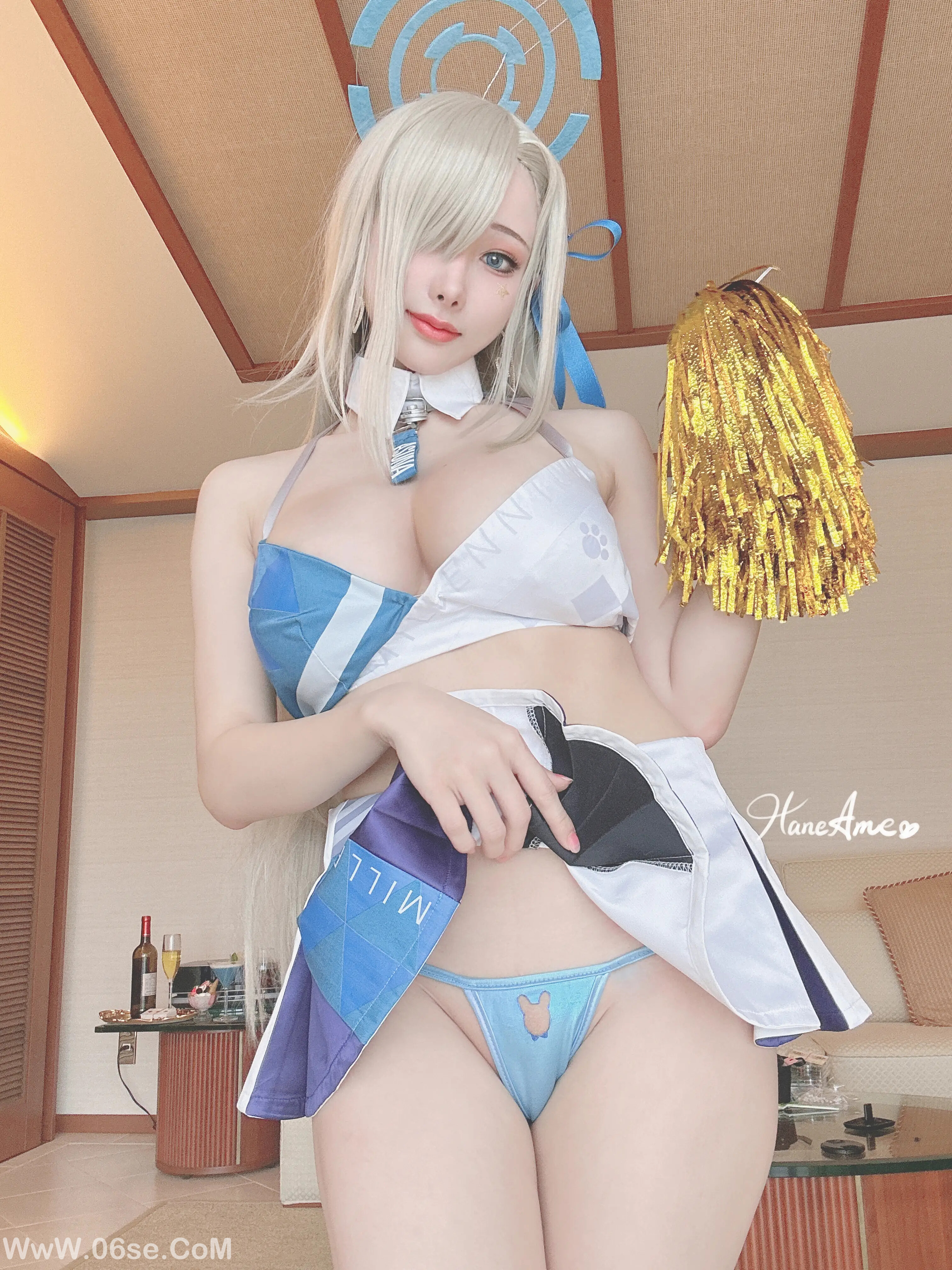 图片[93]-雨波_haneame_碧蓝档案_兔女郎写真本-六色网