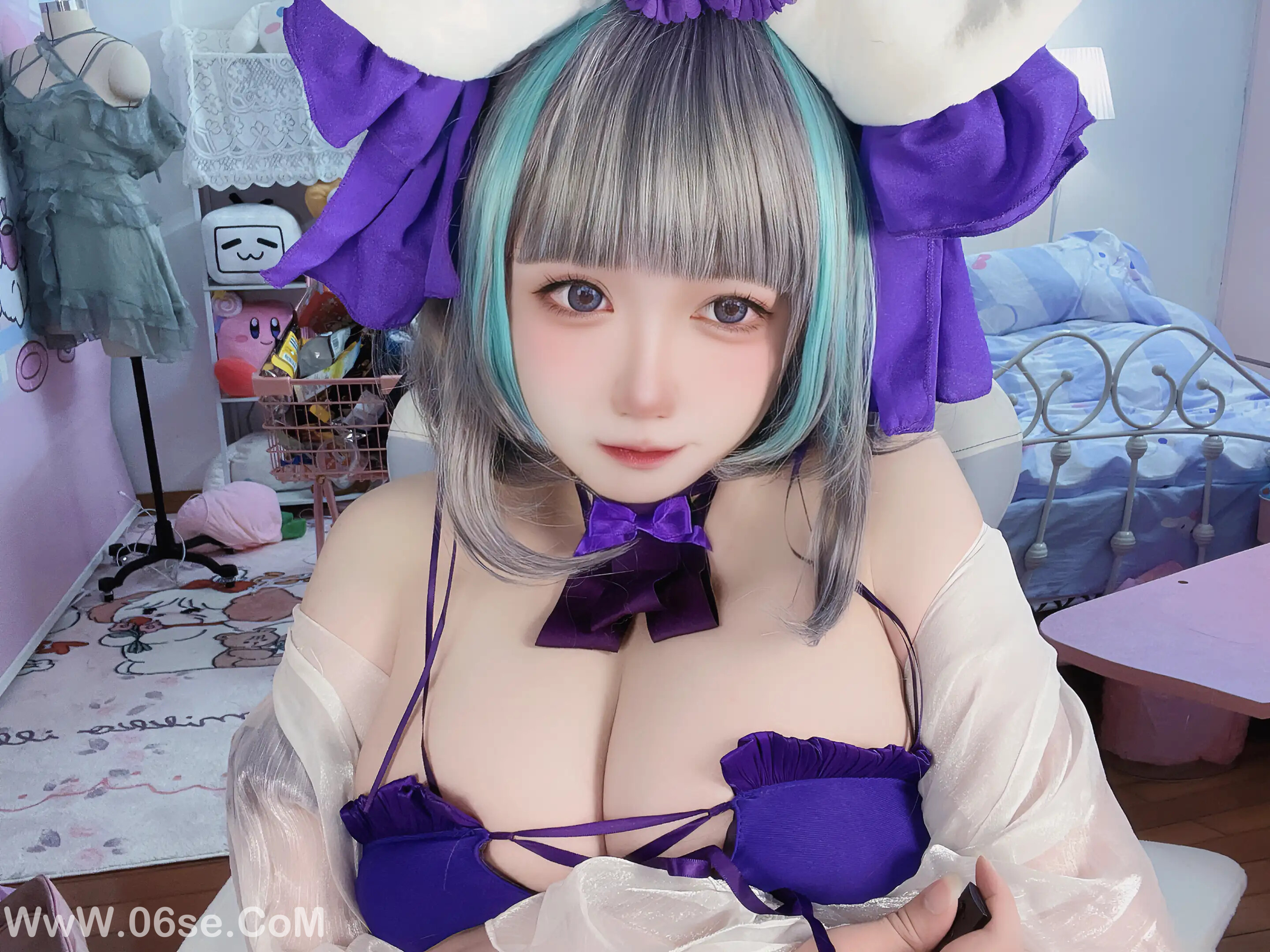 图片[43]-贞子蜜桃 碧蓝航线 柴郡泳装-六色网