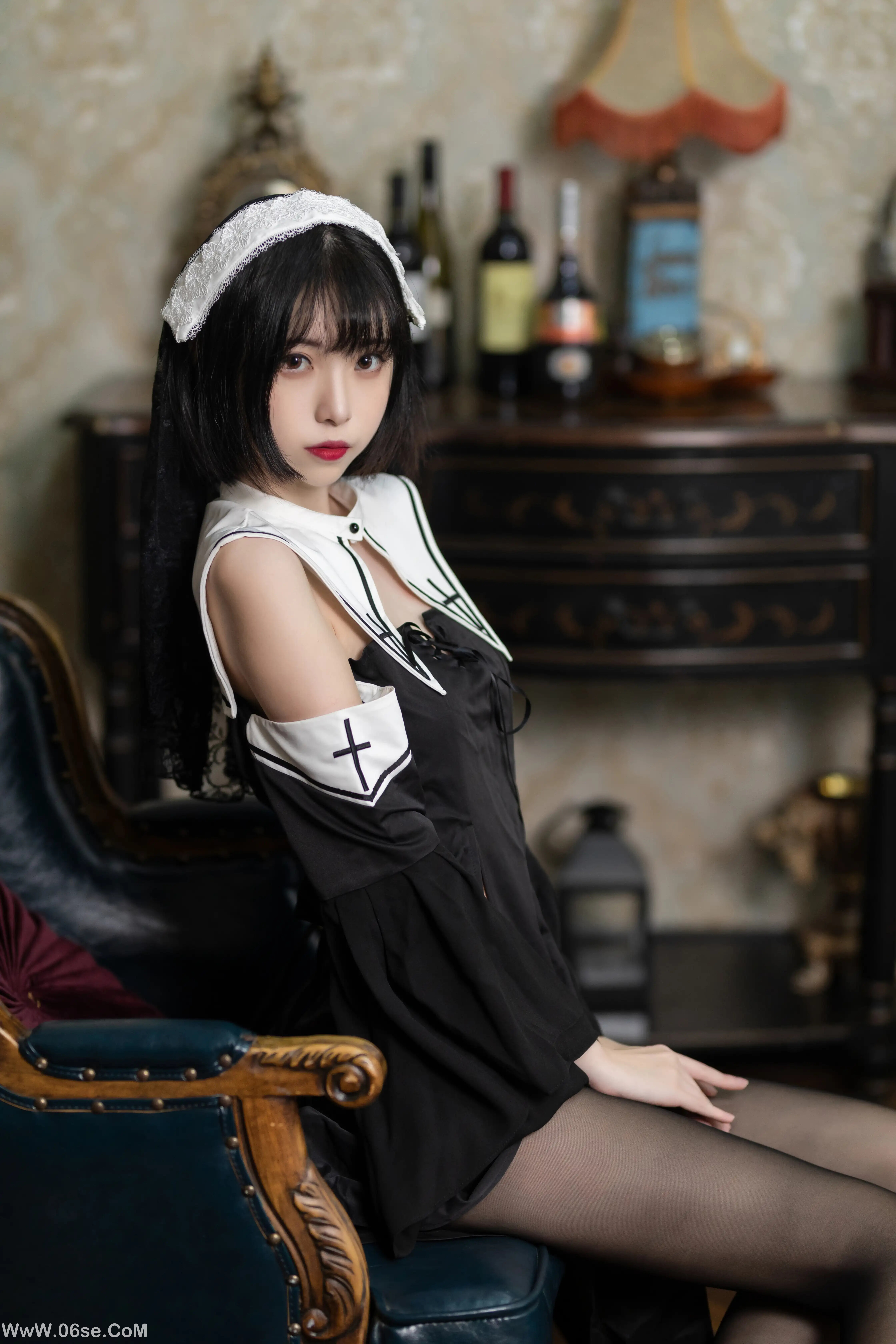 图片[27]-许岚LAN 暗黑修女-六色网